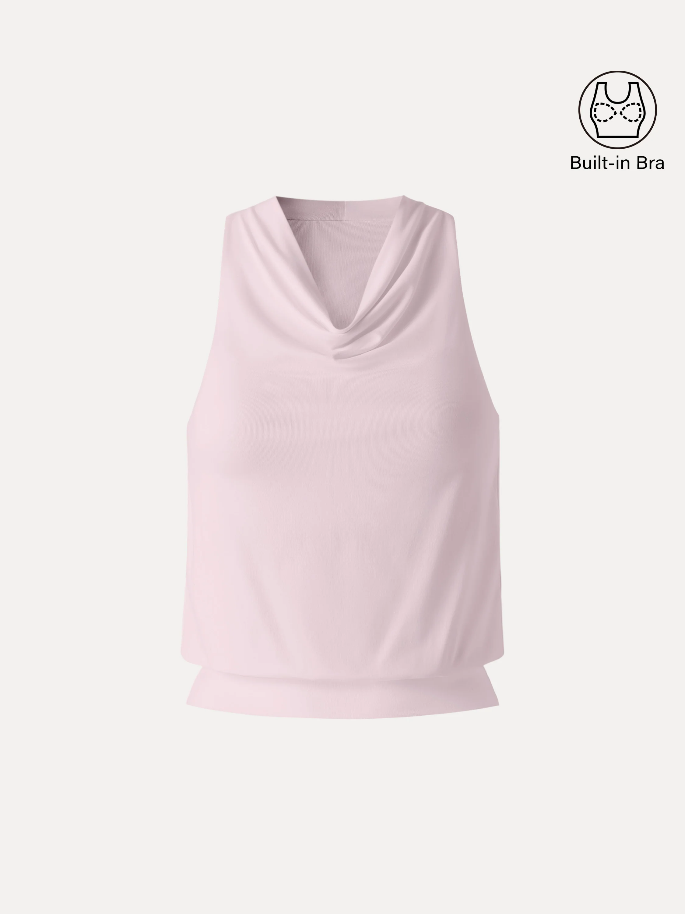 SkinKiss Not-See-Thru Halter Cowl Neck Bra Top - Image 11