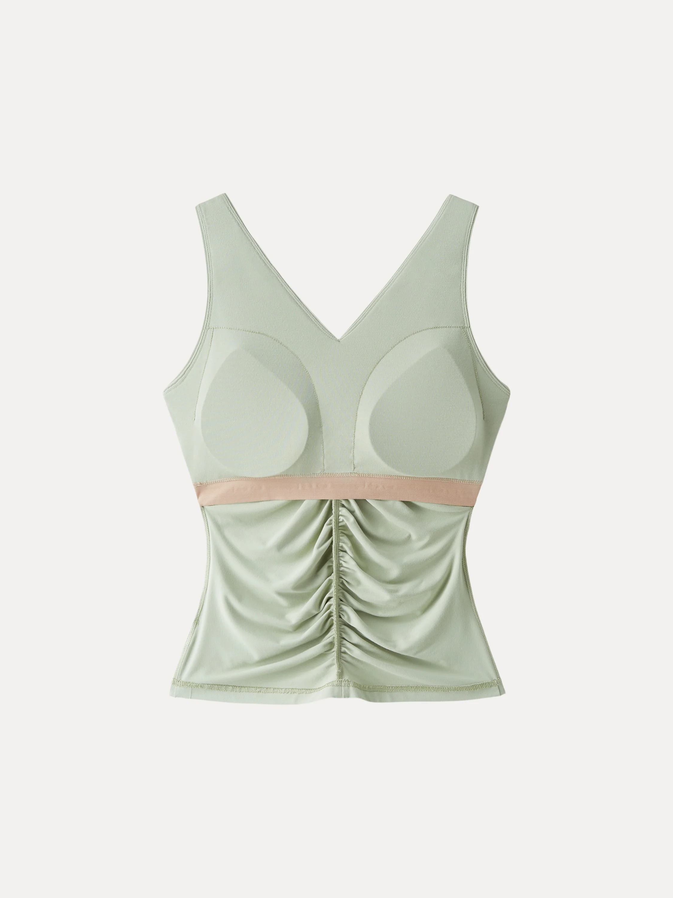 SkinKiss V-neck Ruched Summer Bra Tank - Image 7