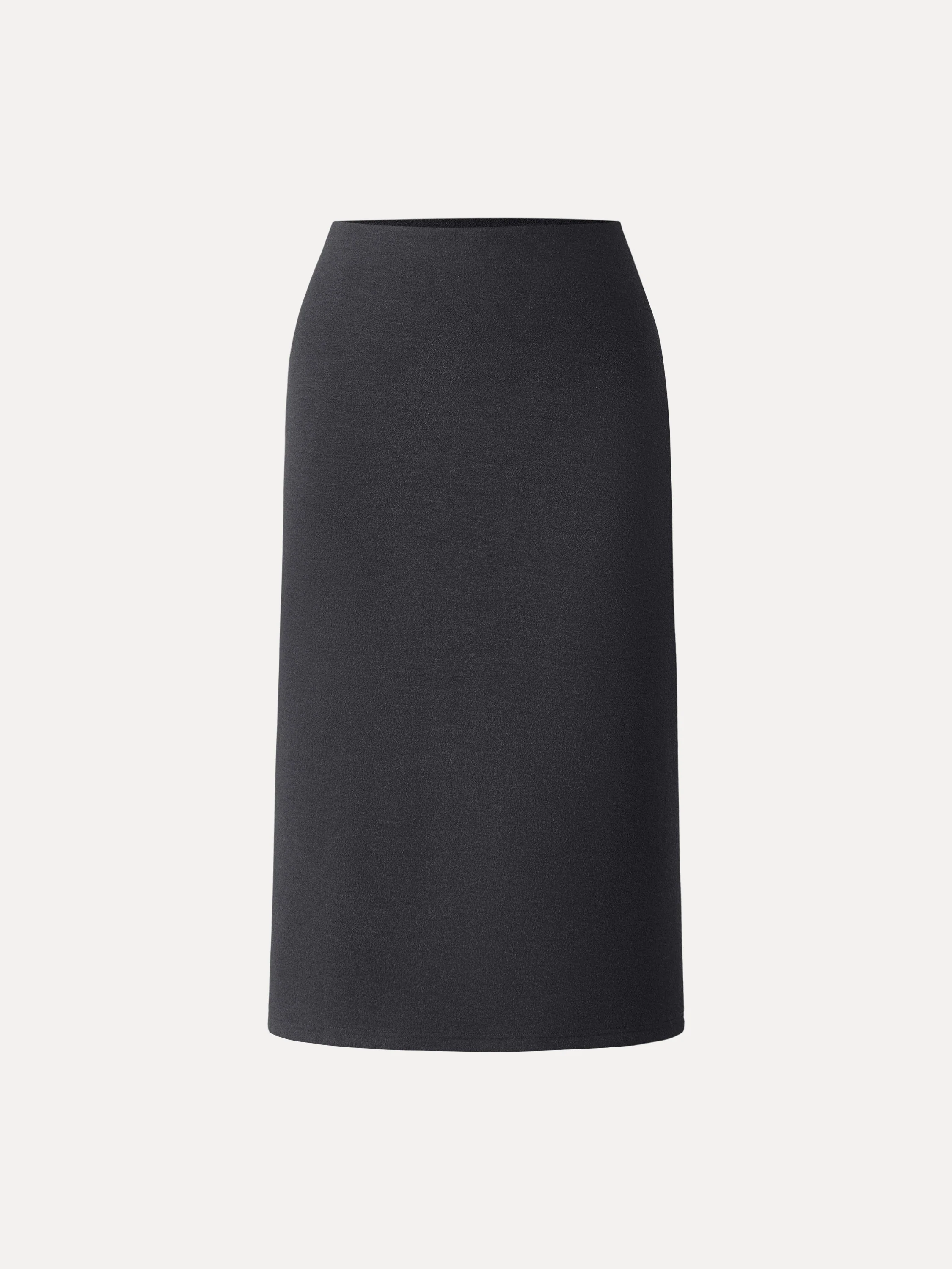 Slimming A-line Pull-on Midi Skirt - Image 12
