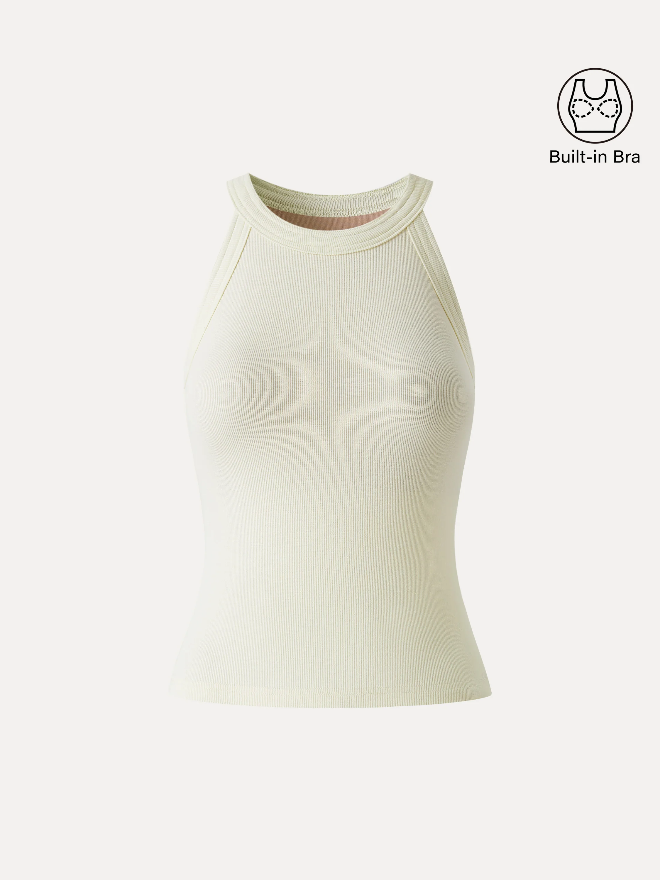 Slub Textured Summer Bra Tank Top - Image 12