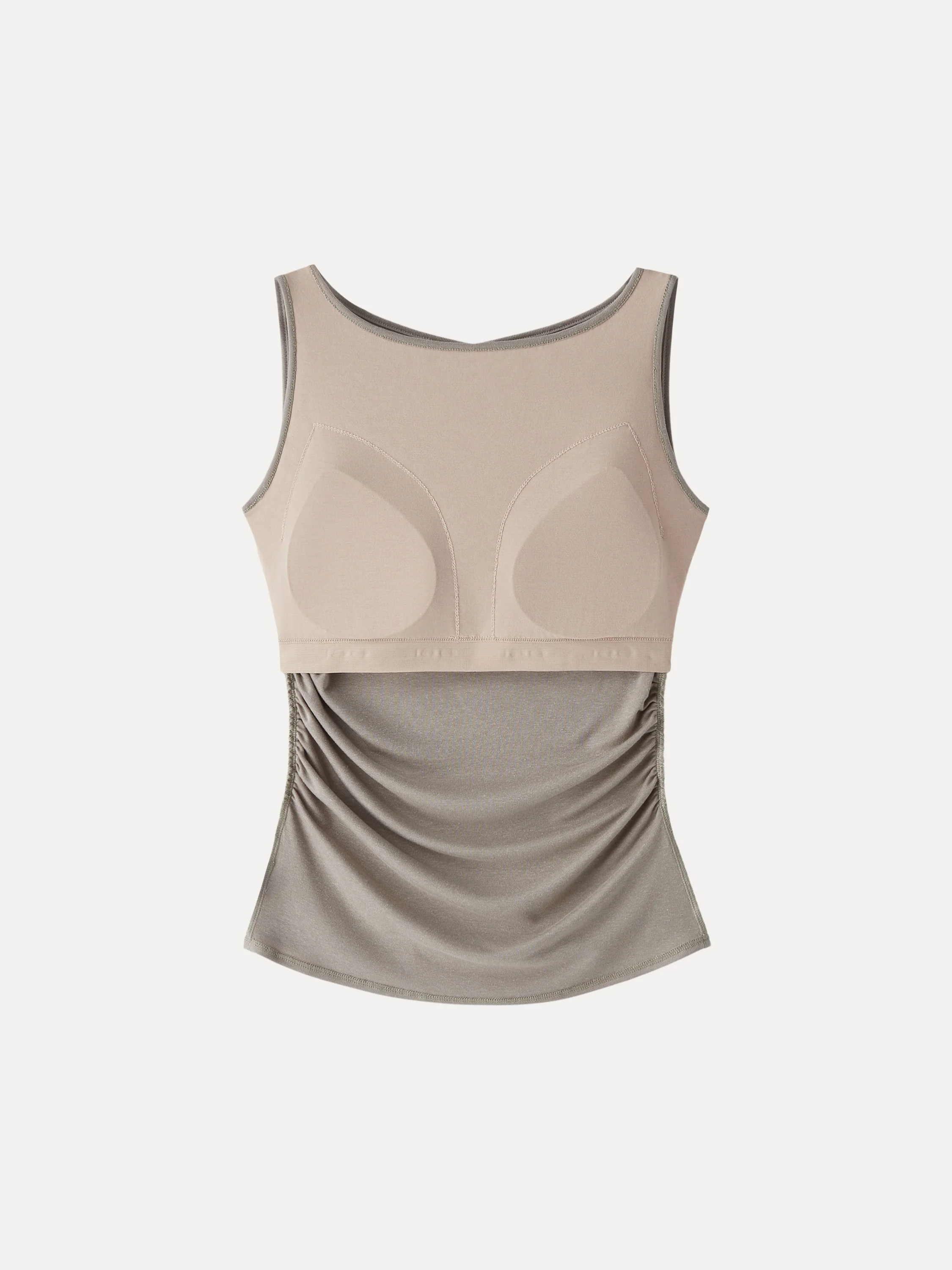 Smooth Boatneck Ruched Bra Top - Image 11