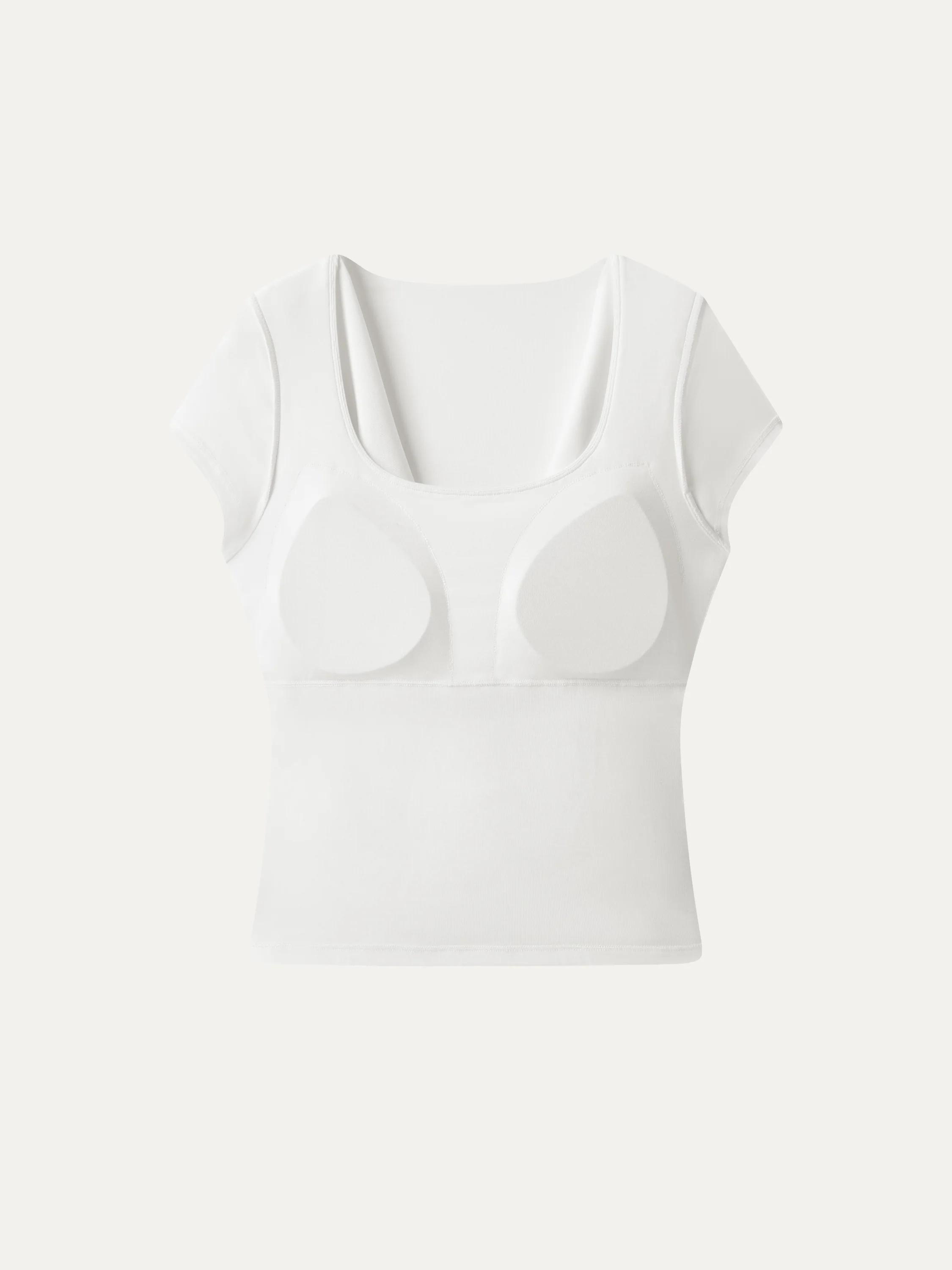 Smoothing Cowl Neck Ruched Bra Top - Image 10