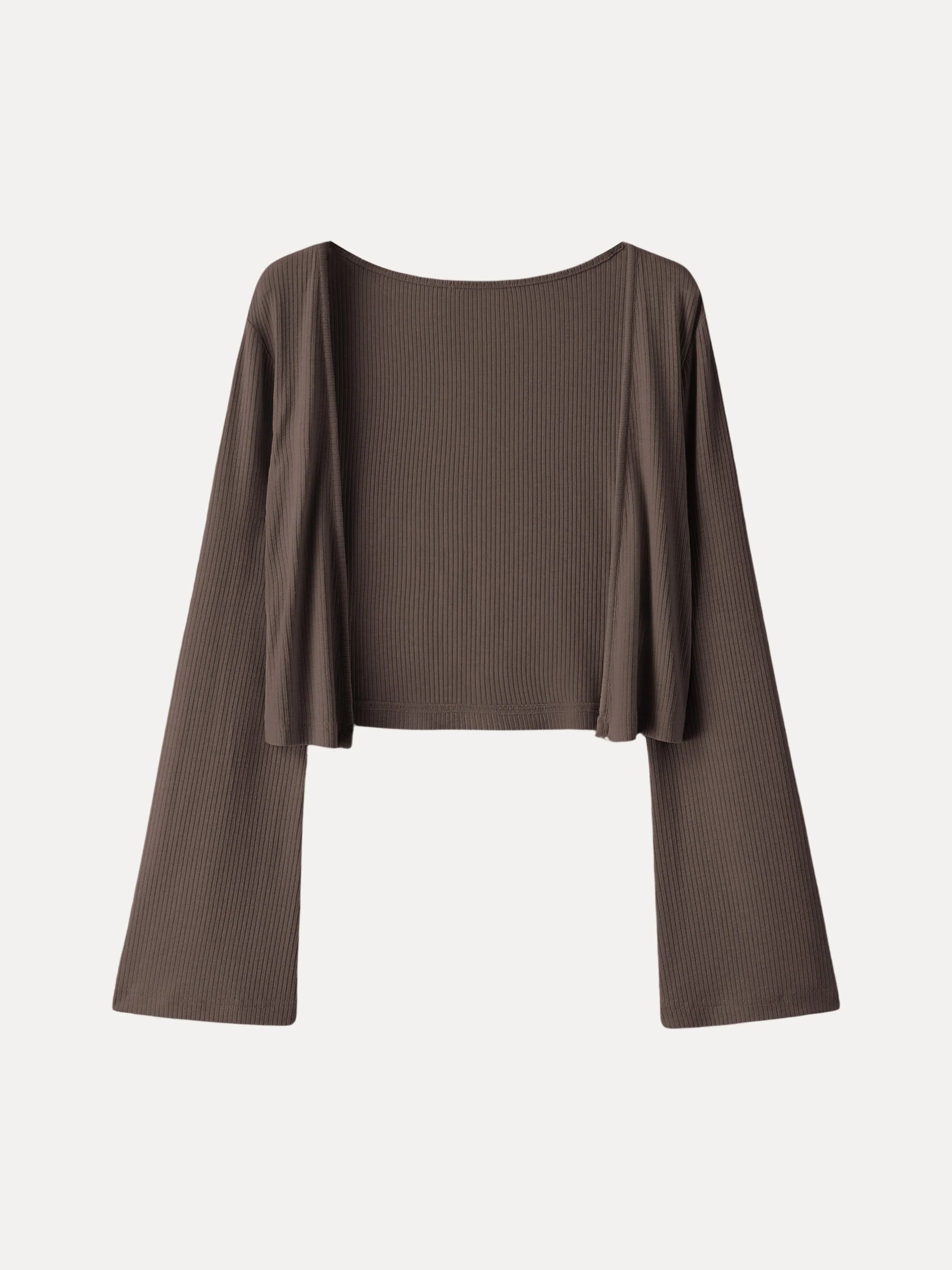 Soft Bell Sleeve Cropped Cardigan - Image 11