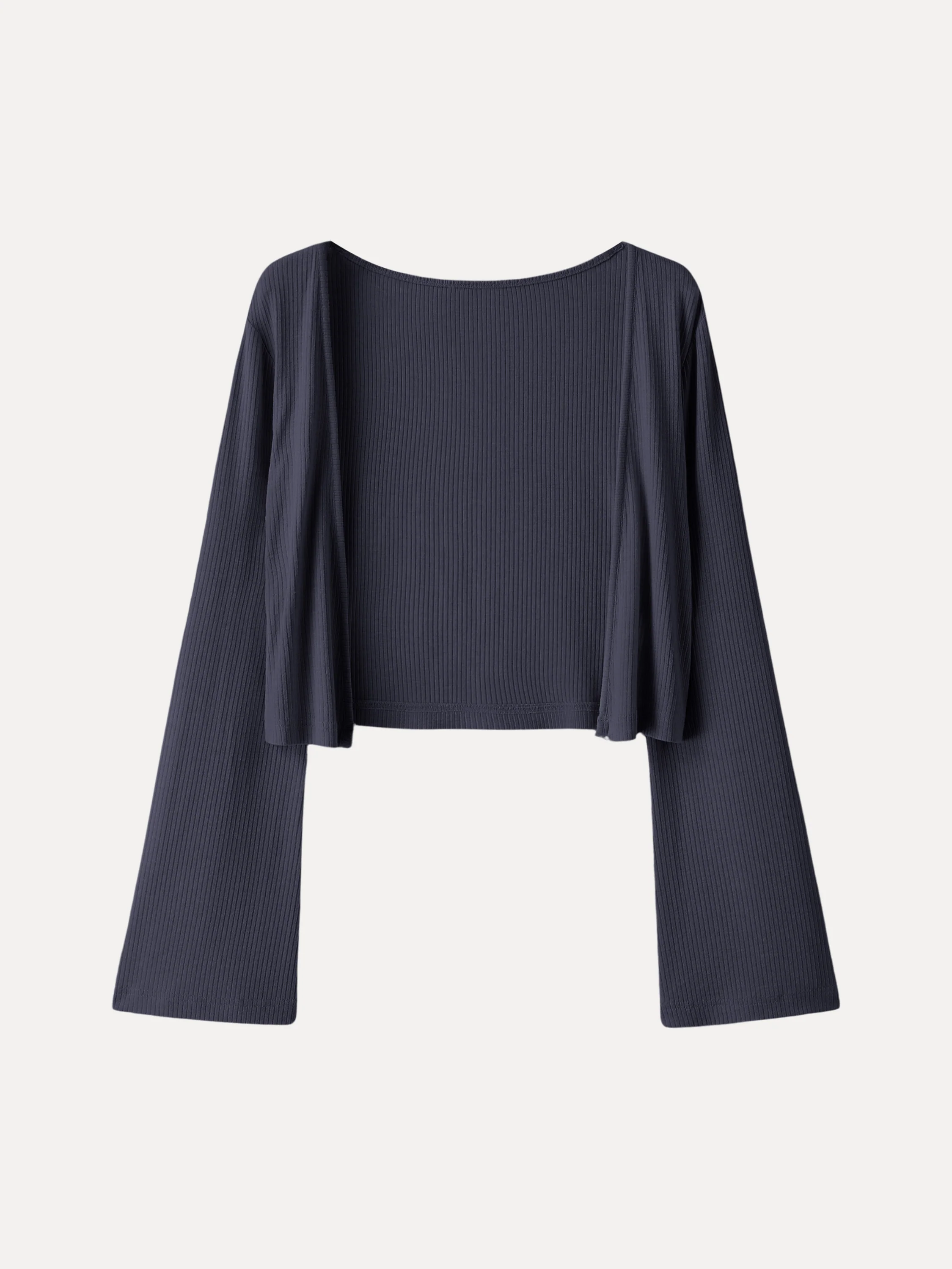 Soft Bell Sleeve Cropped Cardigan - Image 12