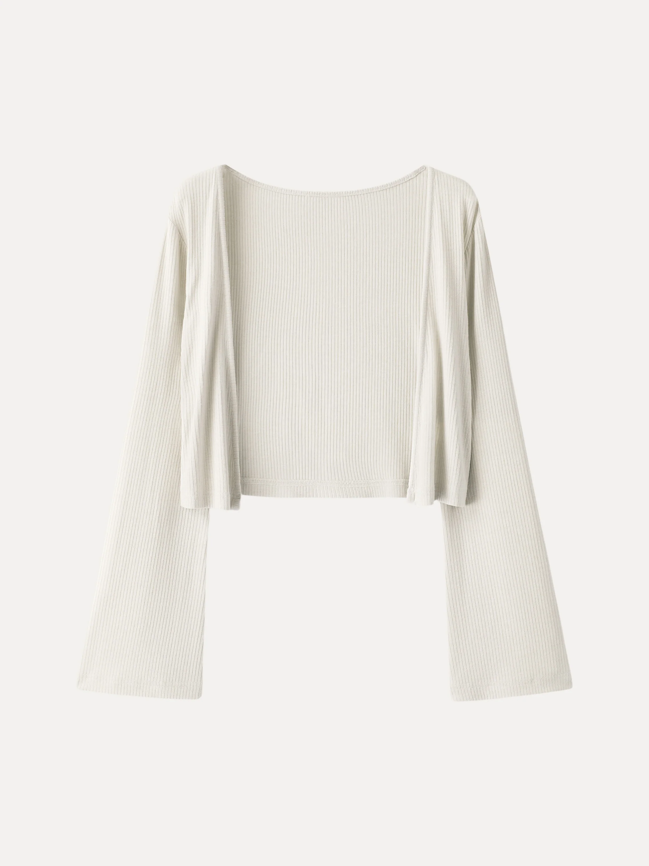 Soft Bell Sleeve Cropped Cardigan - Image 8