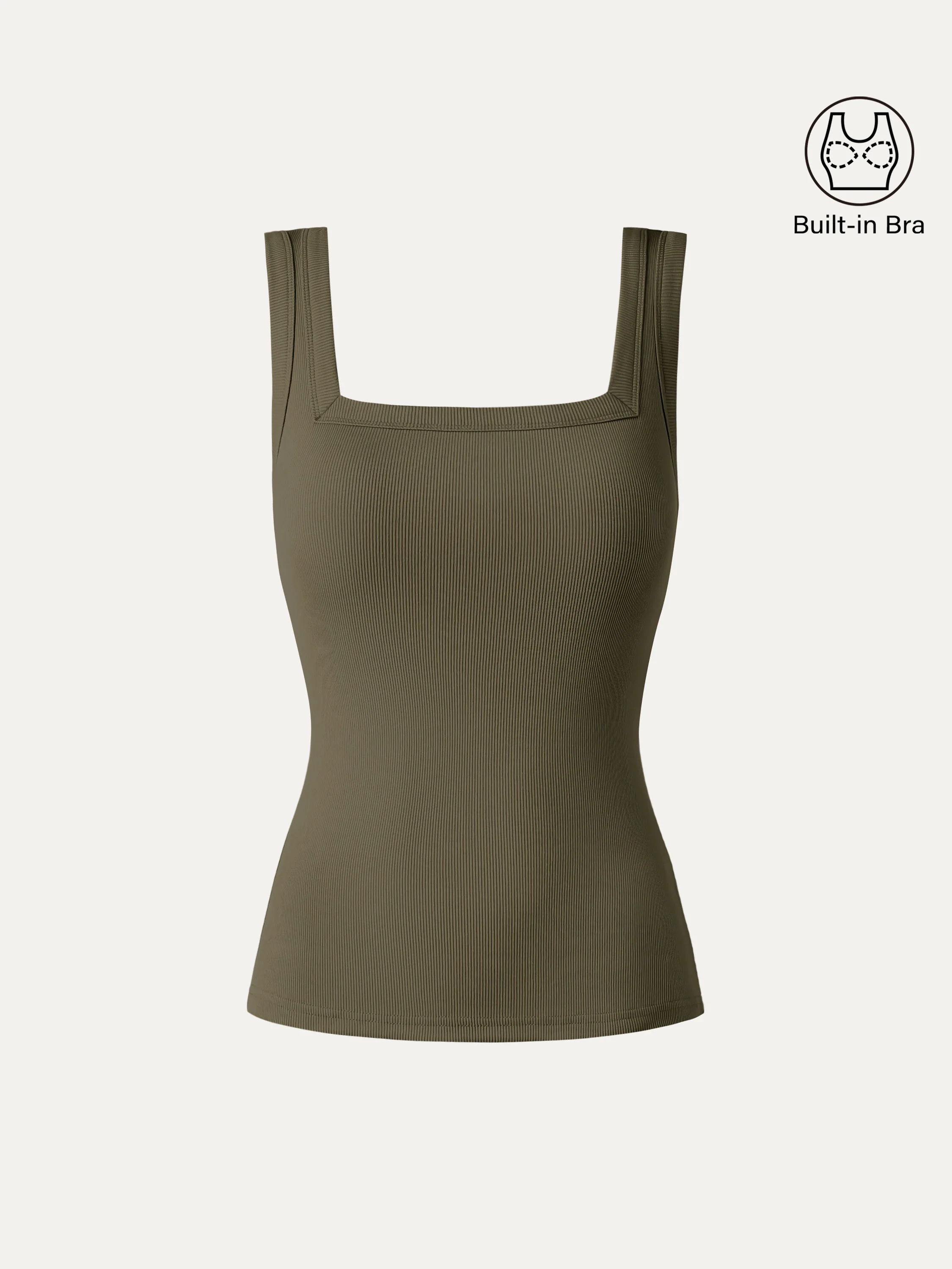 Slinky Square Open-Back Bra Tank Top - Image 13