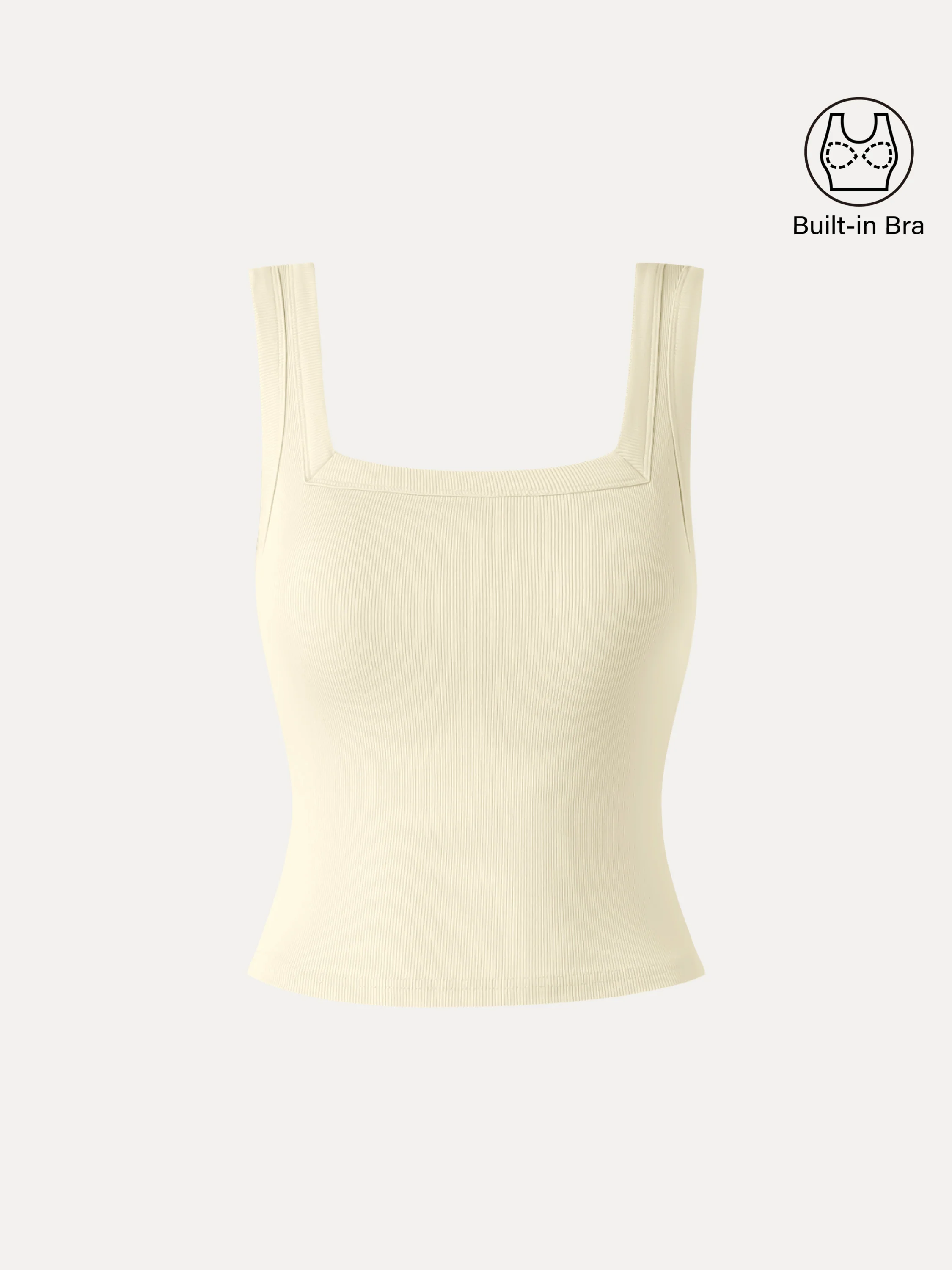 Slinky Square Open-Back Bra Tank Top - Image 19