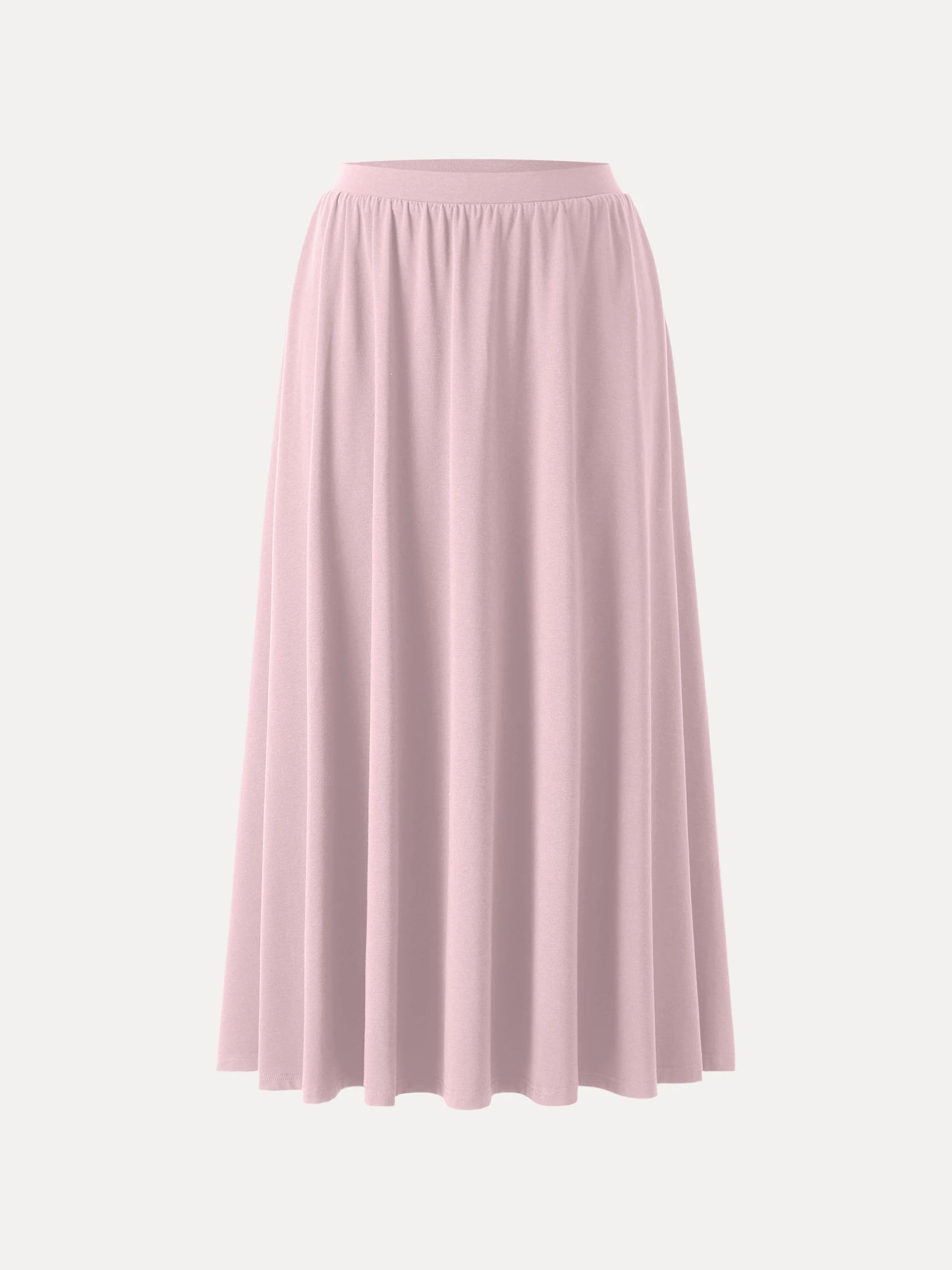 Stretch Cotton Maxi Umbrella Skirt with Pockets - Image 13
