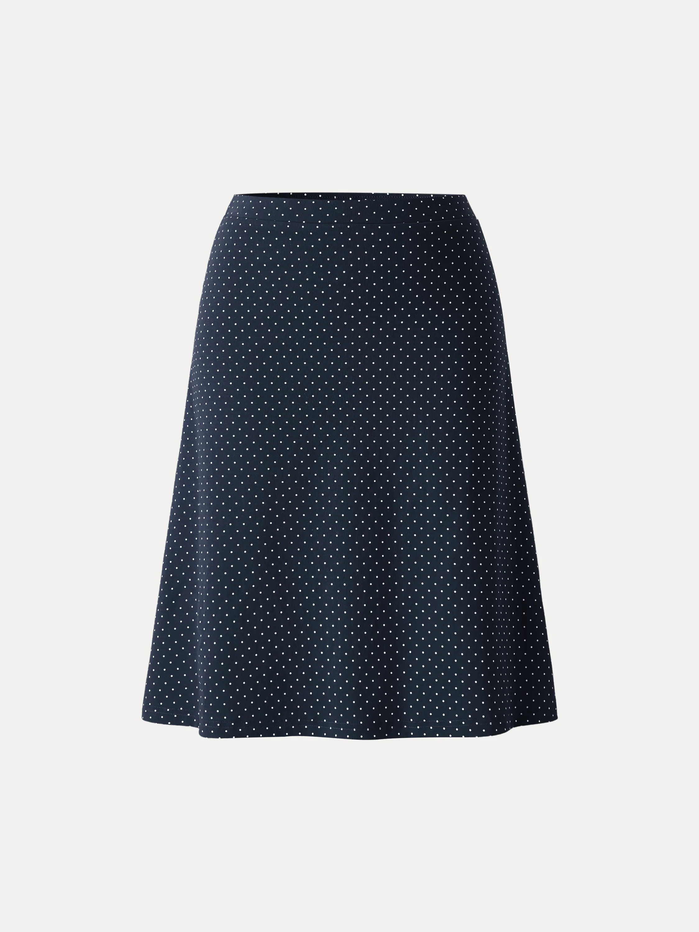 Stretch Cotton Polka Dot A-Line Flare Skirt Limited Edition - Image 17
