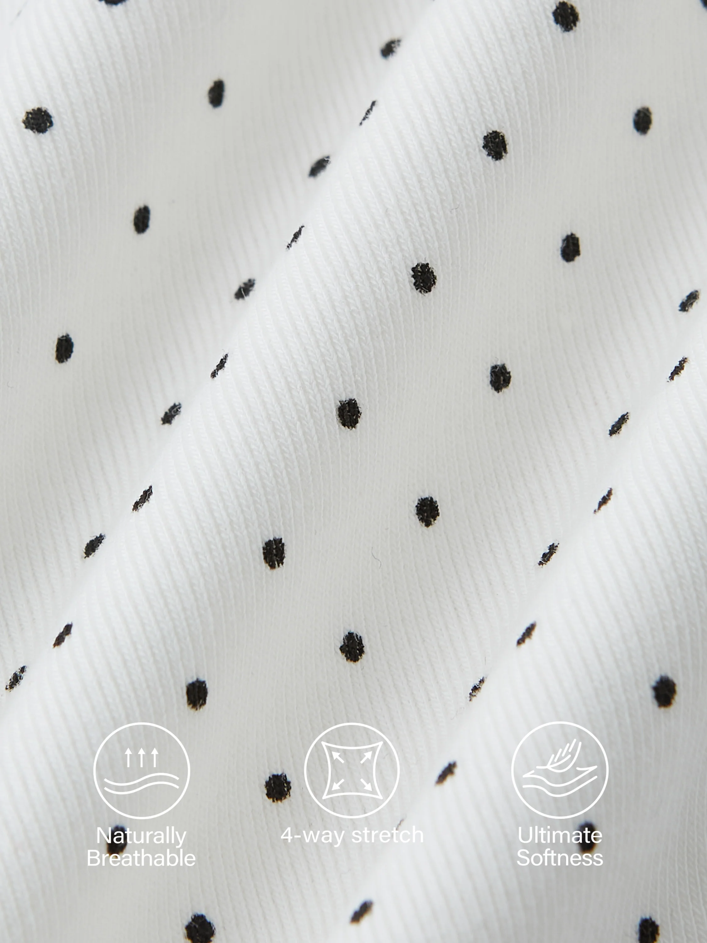 Stretch Cotton Polka Dot Adujstable Spaghetti Bra Top Limited Edition - Image 11