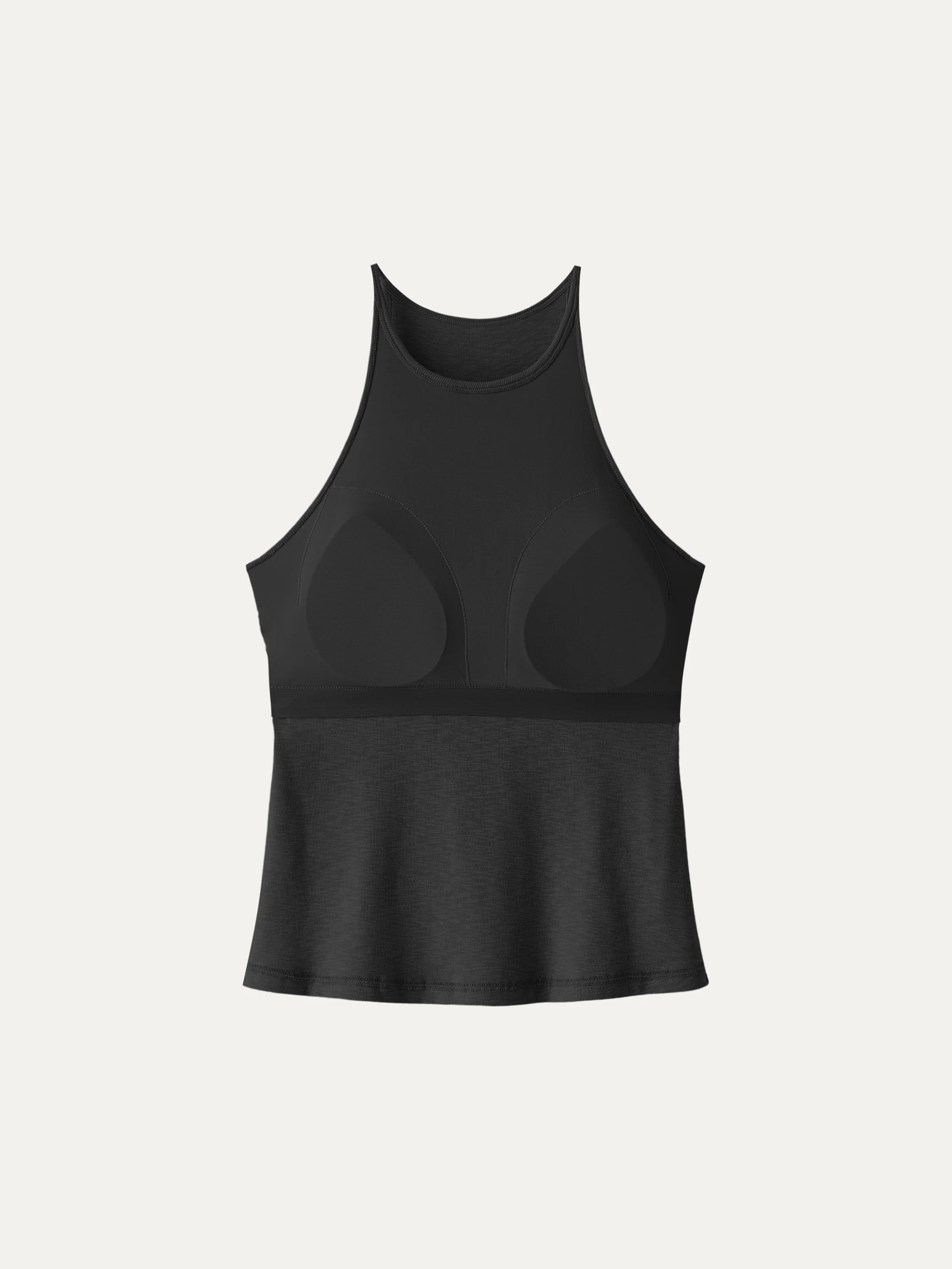 Stretch Cotton Side Slit Everyday Bra Tank - Image 9