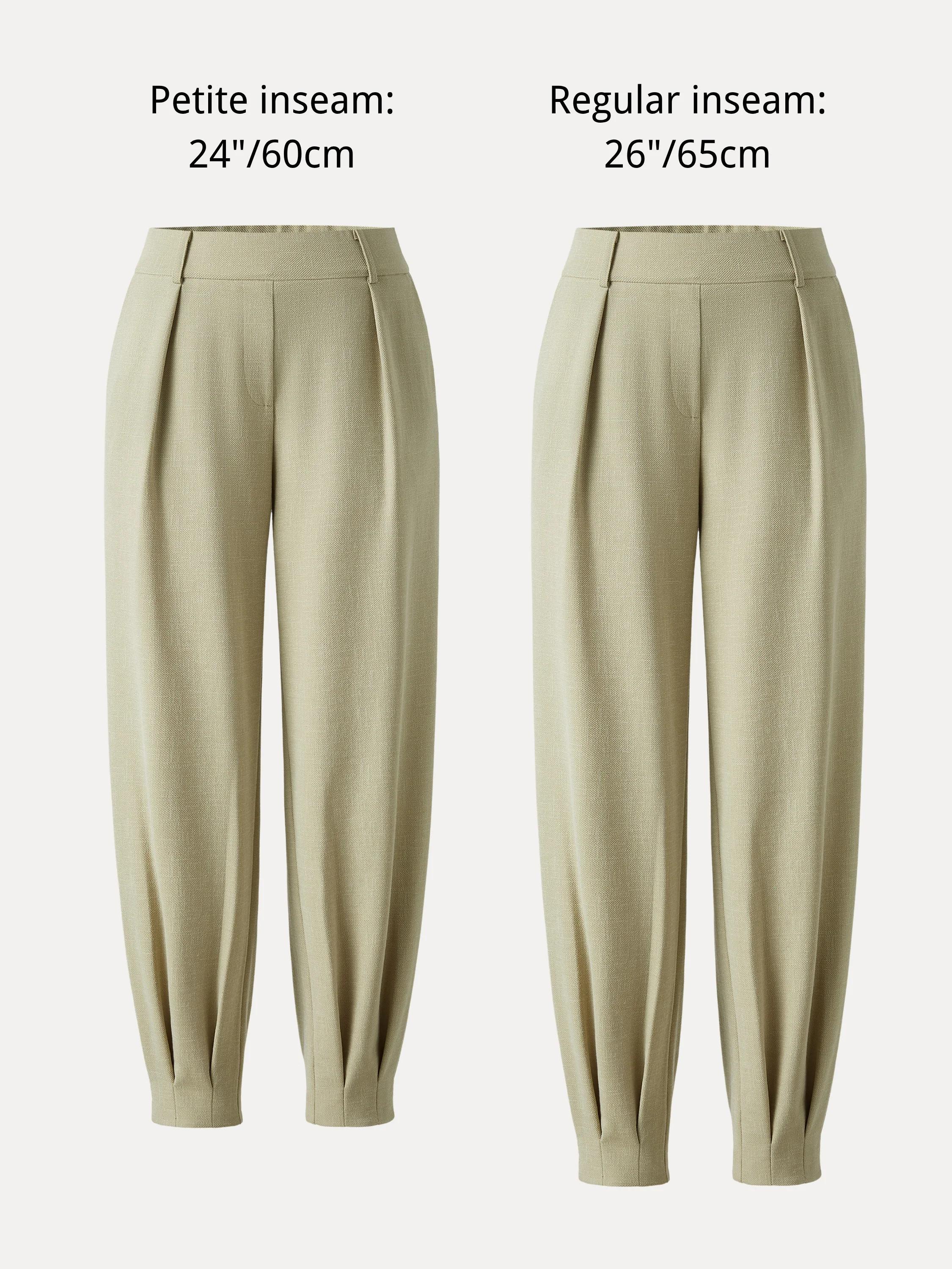 Stretch Linen-Like Wrinkle-Reisistant Tapered Pants - Image 15
