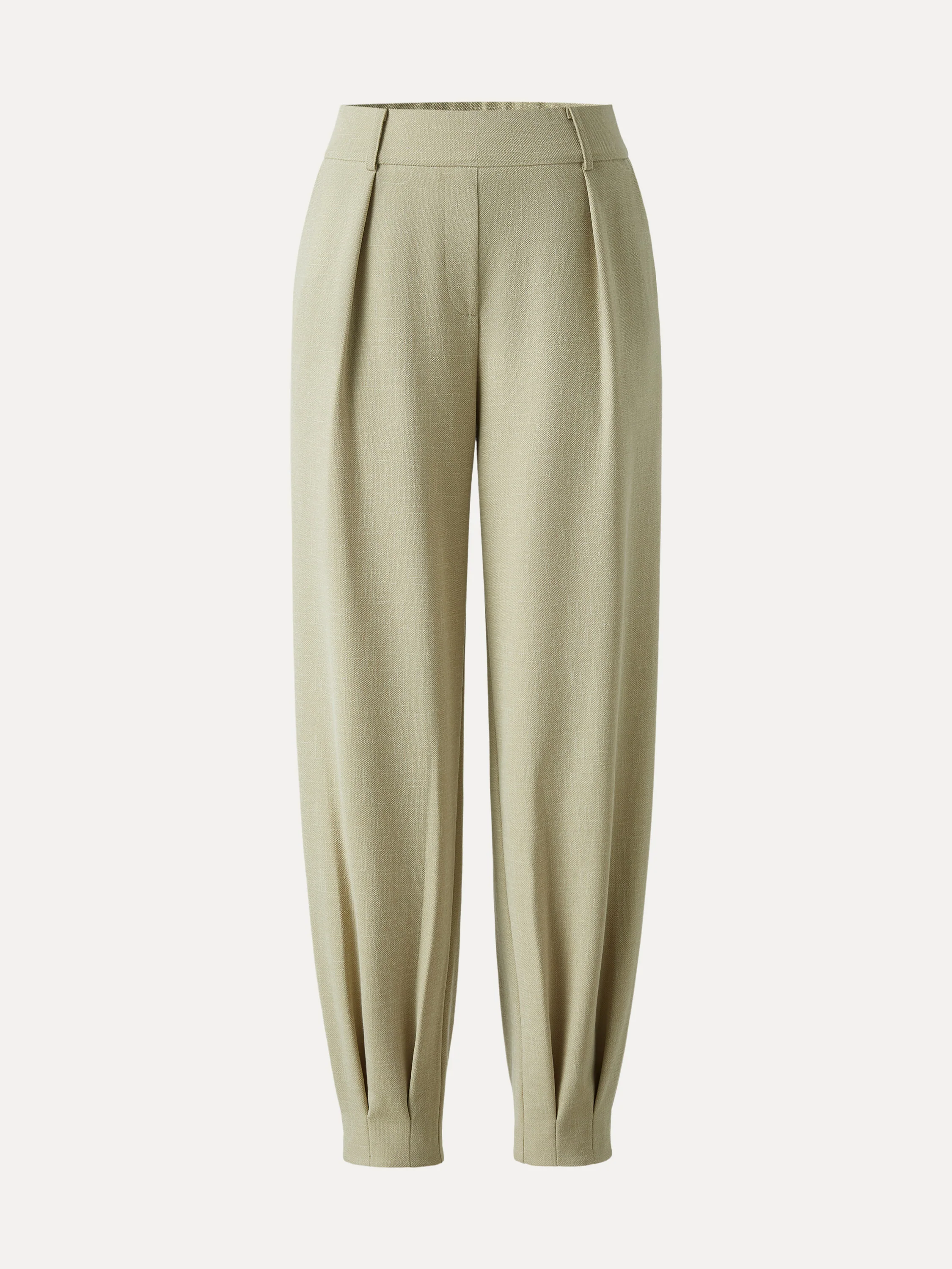 Stretch Linen-Like Wrinkle-Reisistant Tapered Pants - Image 16