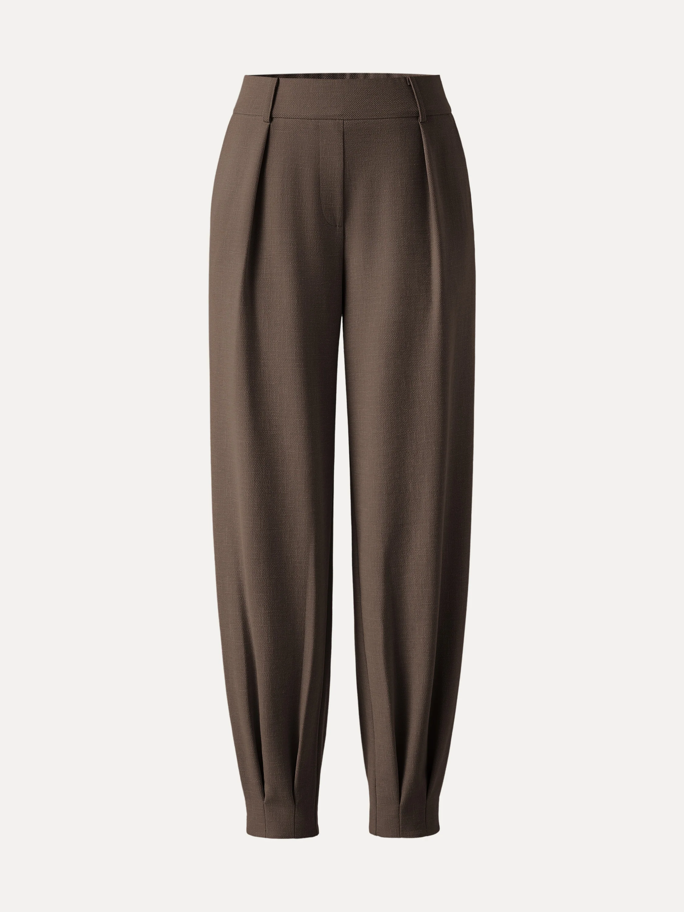 Stretch Linen-Like Wrinkle-Reisistant Tapered Pants - Image 18