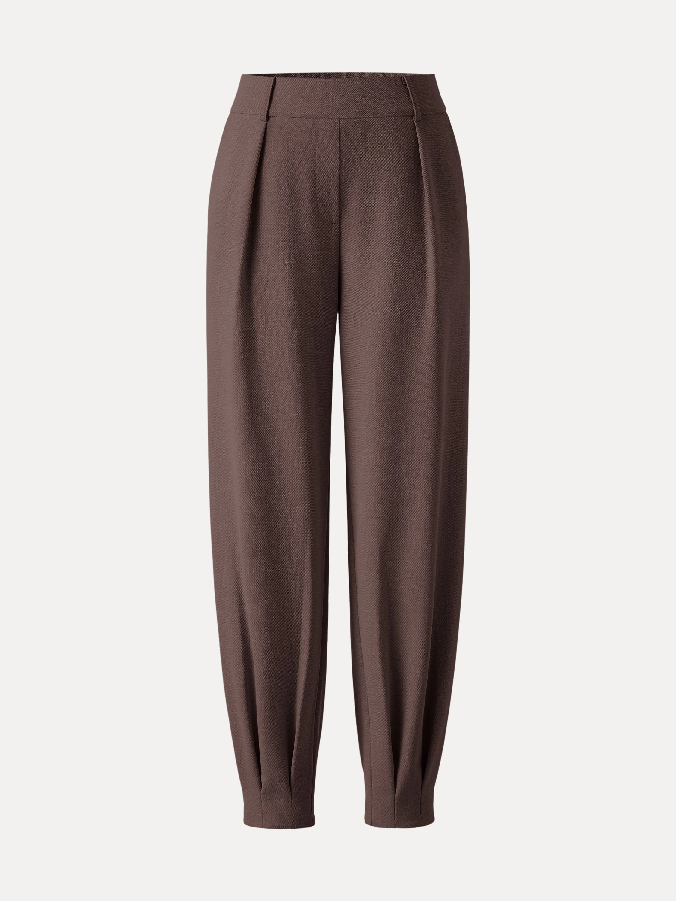 Stretch Linen-Like Wrinkle-Reisistant Tapered Pants - Image 19