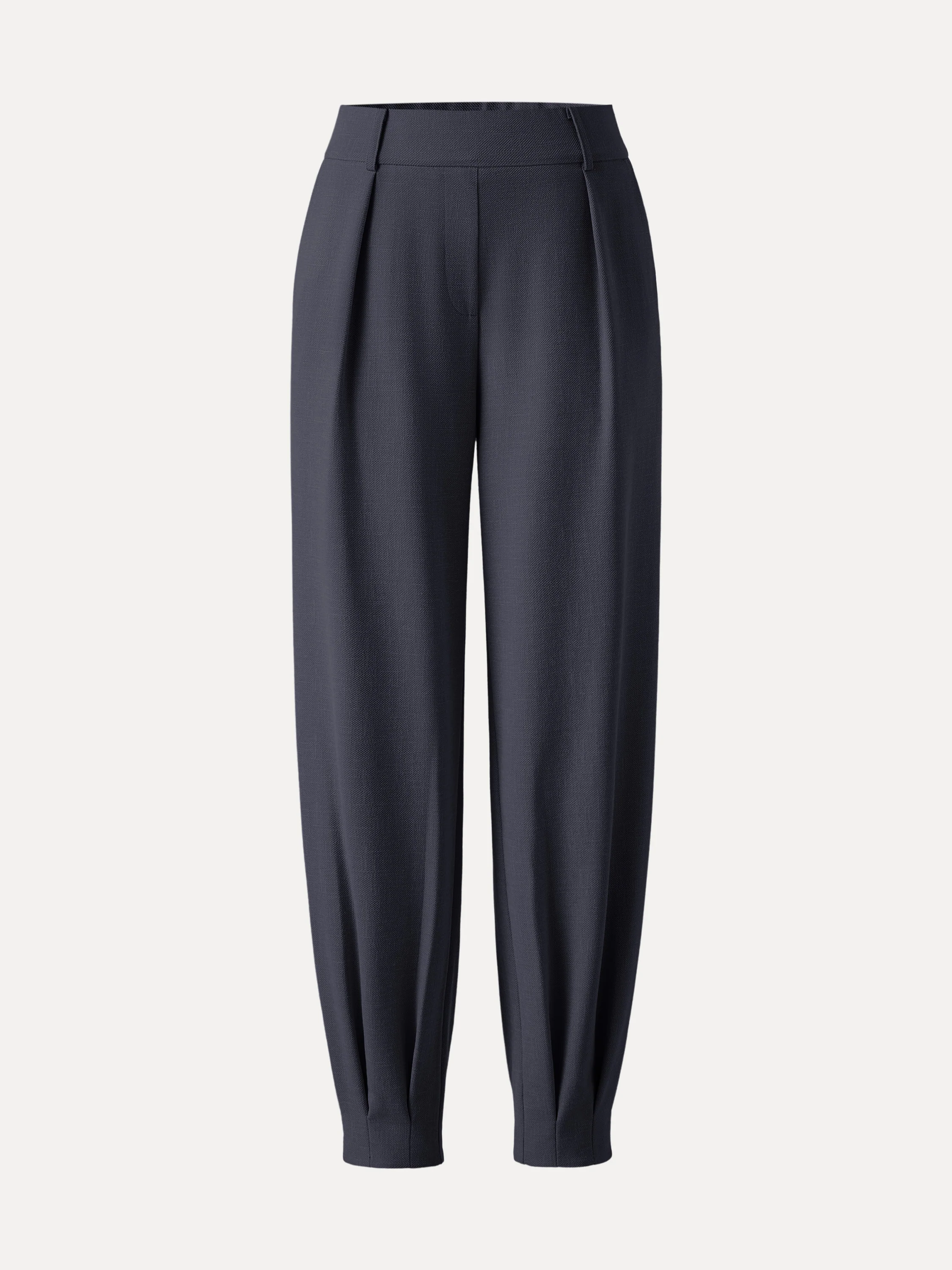 Stretch Linen-Like Wrinkle-Reisistant Tapered Pants - Image 21