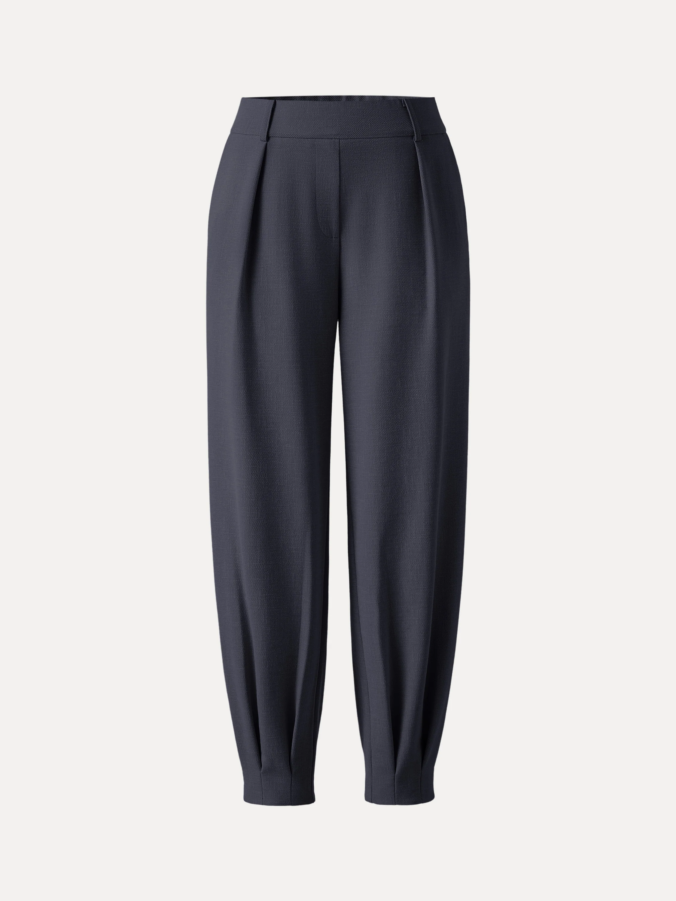 Stretch Linen-Like Wrinkle-Reisistant Tapered Pants - Image 22