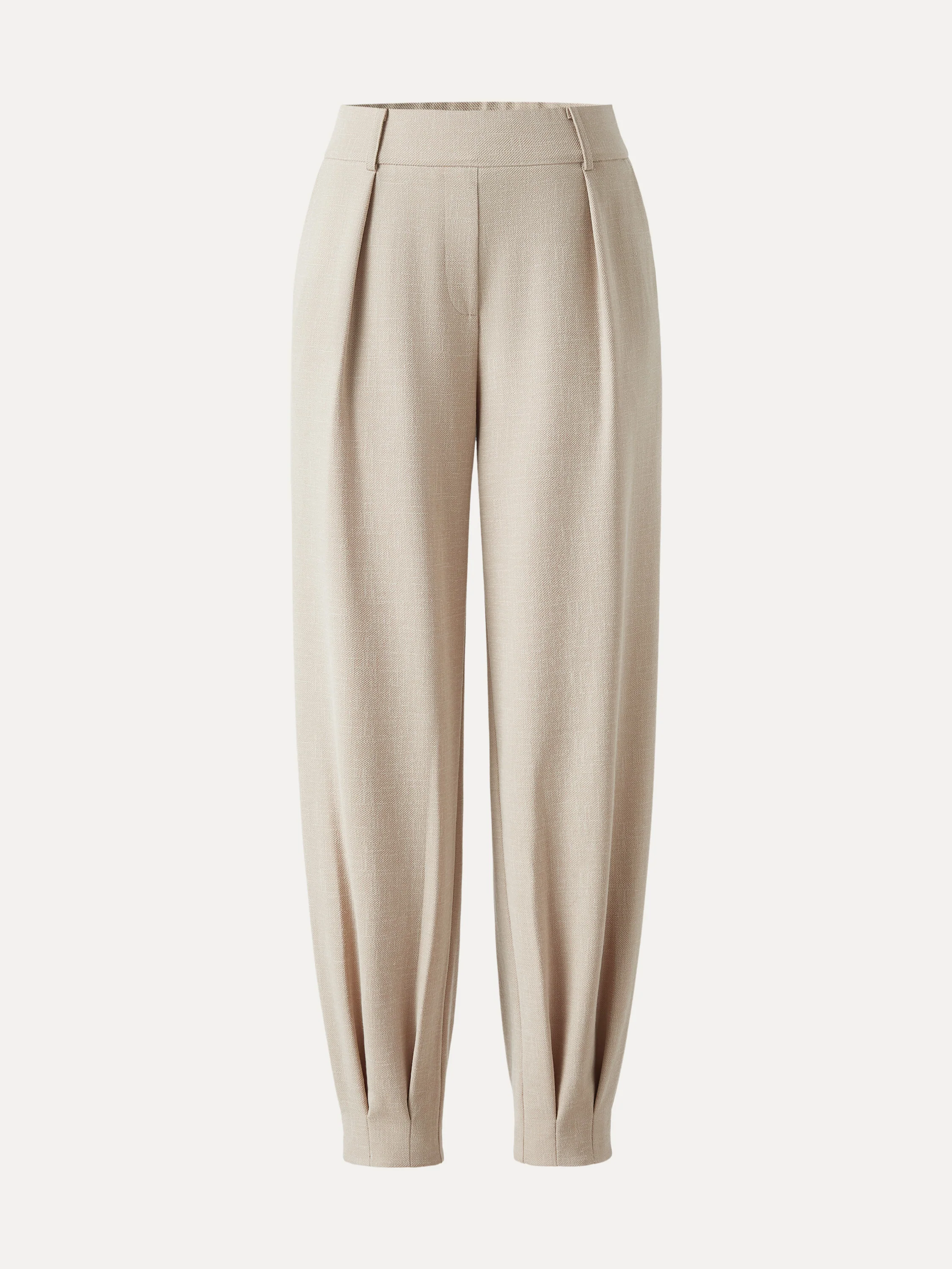 Stretch Linen-Like Wrinkle-Reisistant Tapered Pants - Image 23