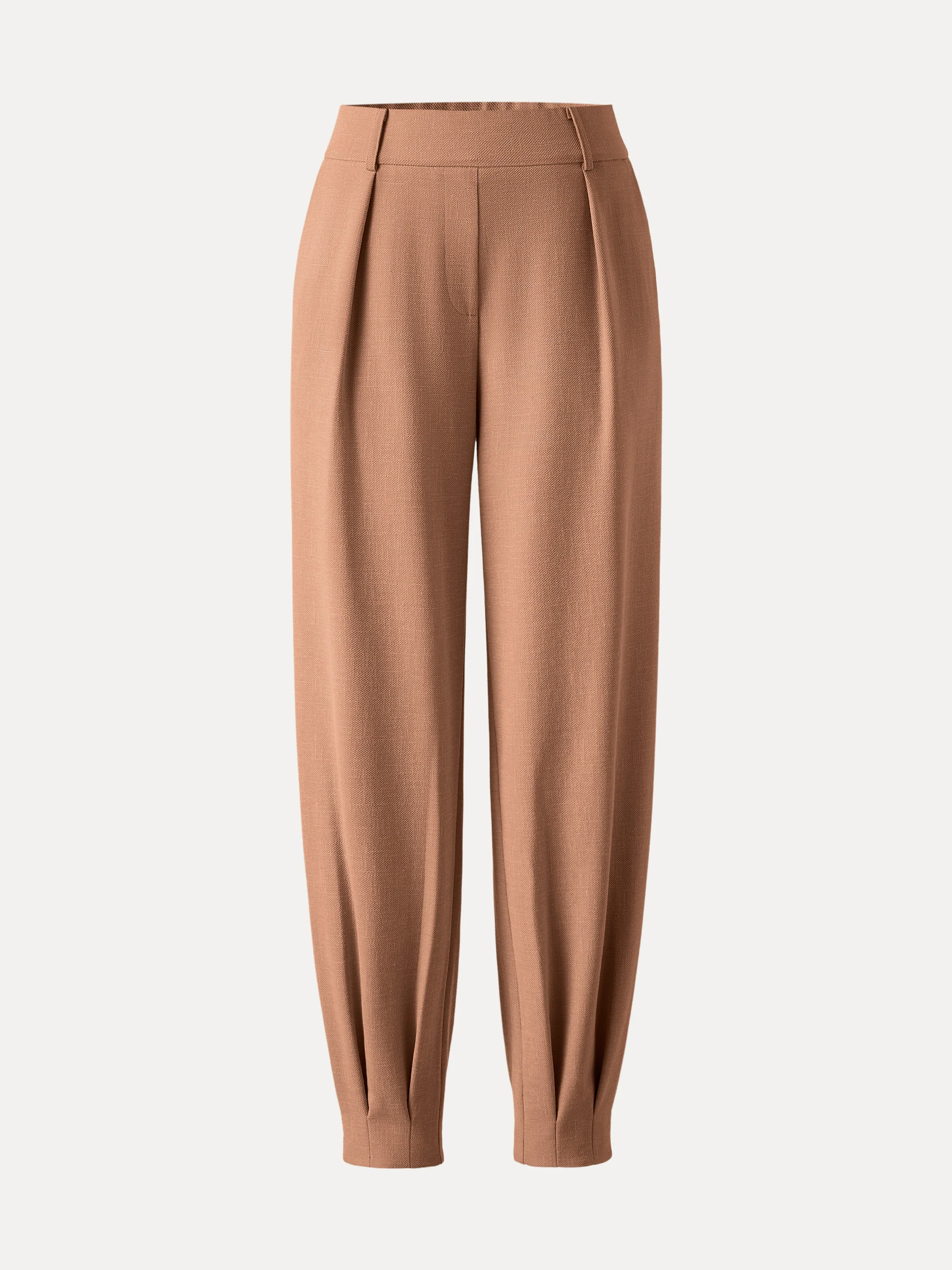 Stretch Linen-Like Wrinkle-Reisistant Tapered Pants - Image 25