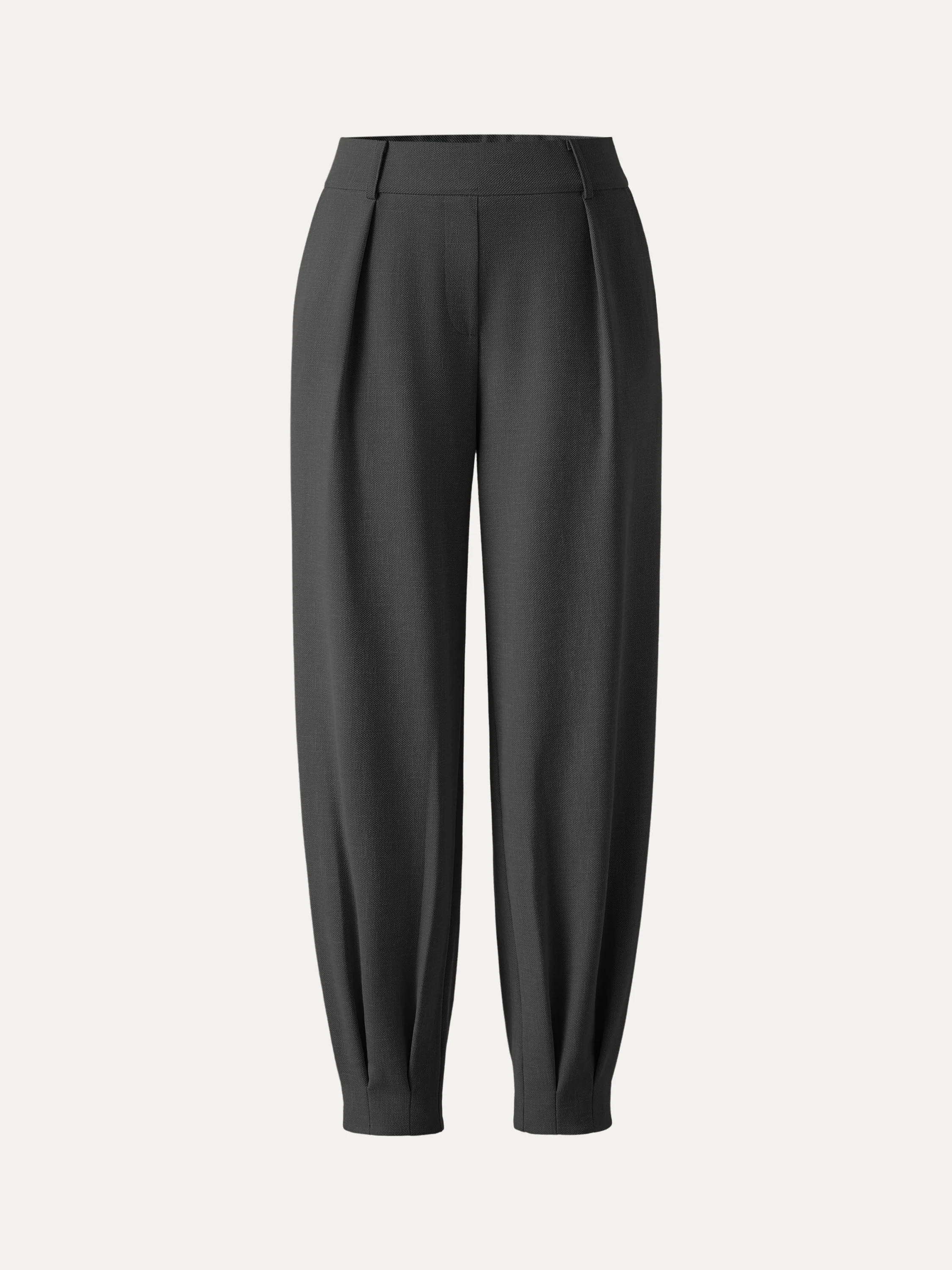 Stretch Linen-Like Wrinkle-Reisistant Tapered Pants - Image 27