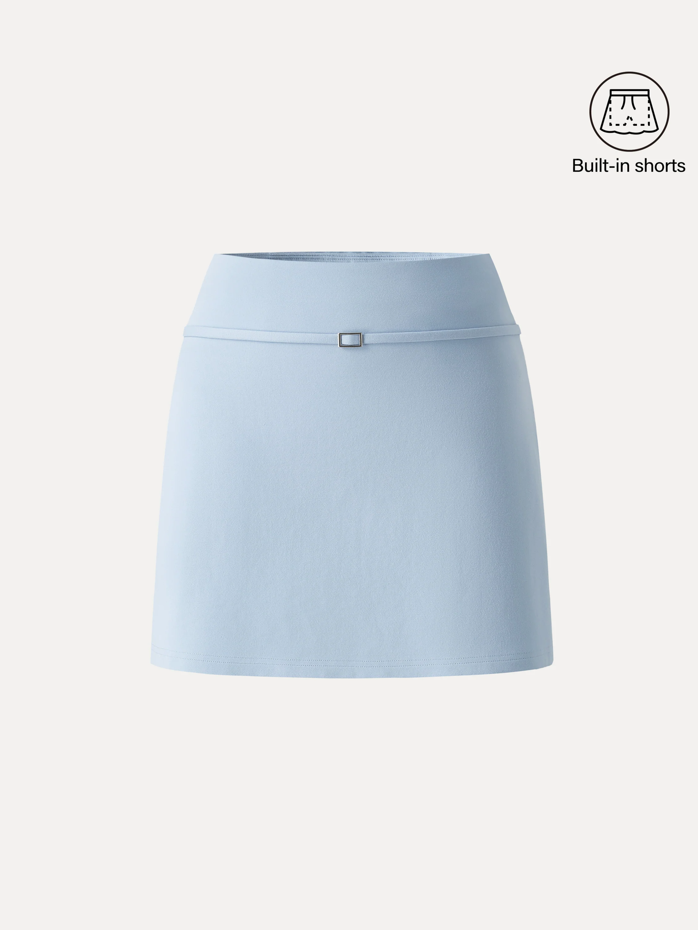 Stretch Ponte A-Line Mini Skort - Image 11