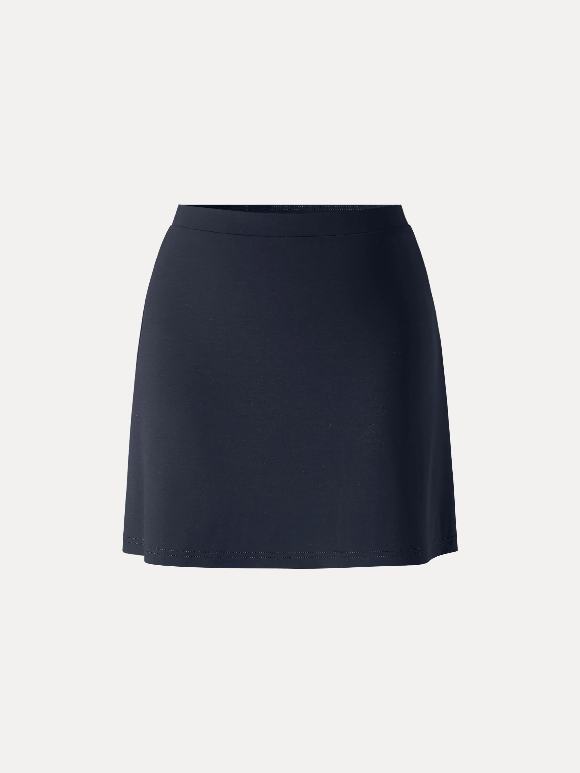 Stretchy Mid Rise A-Line Pull-On Skirt - Image 11