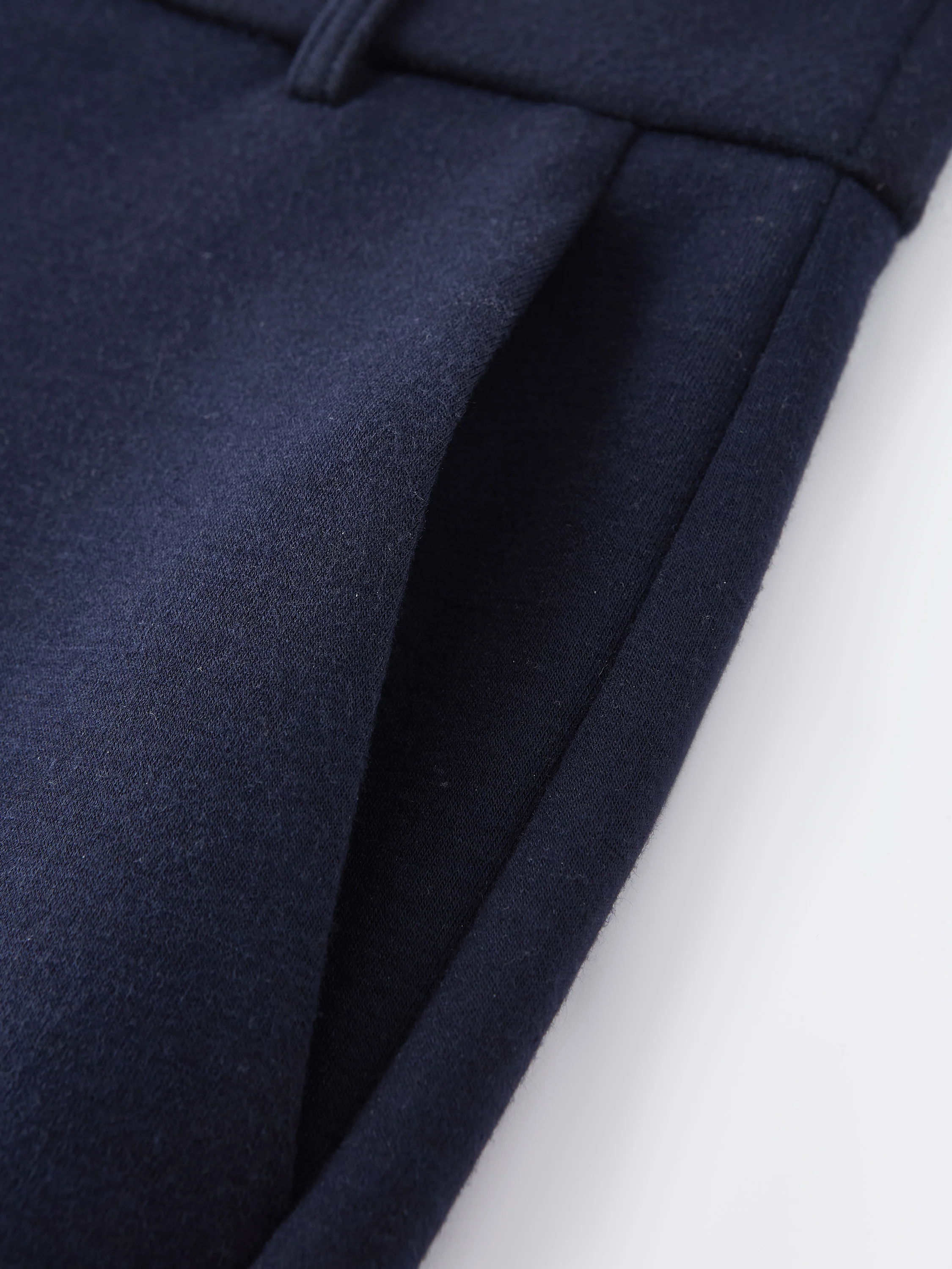 Stretchy Mid Rise Straight Leg Pull-on Pants with Pockets - Image 8