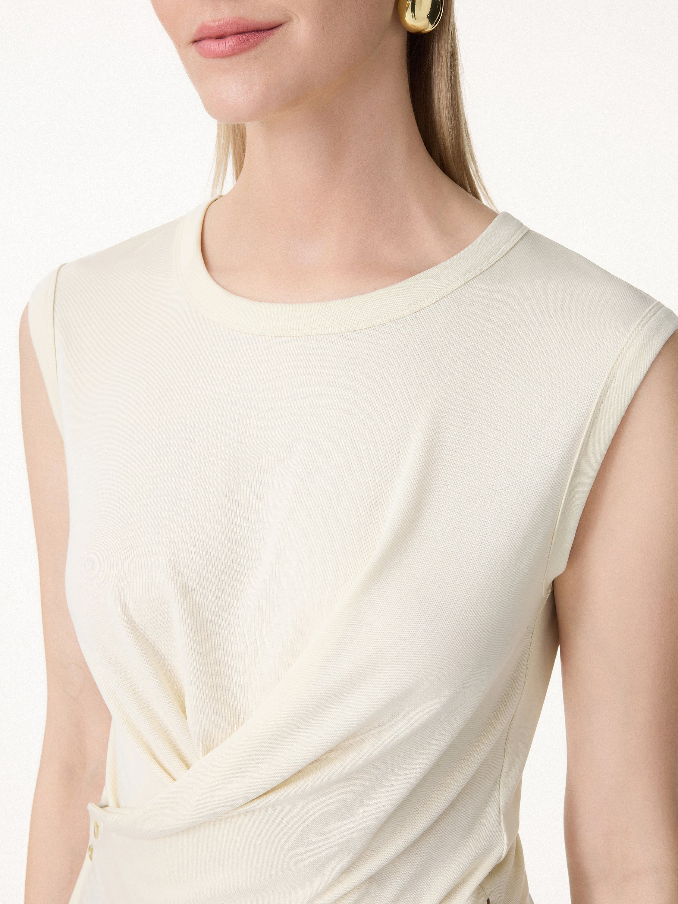 Summer Airy Linen Crossover Top - Image 2