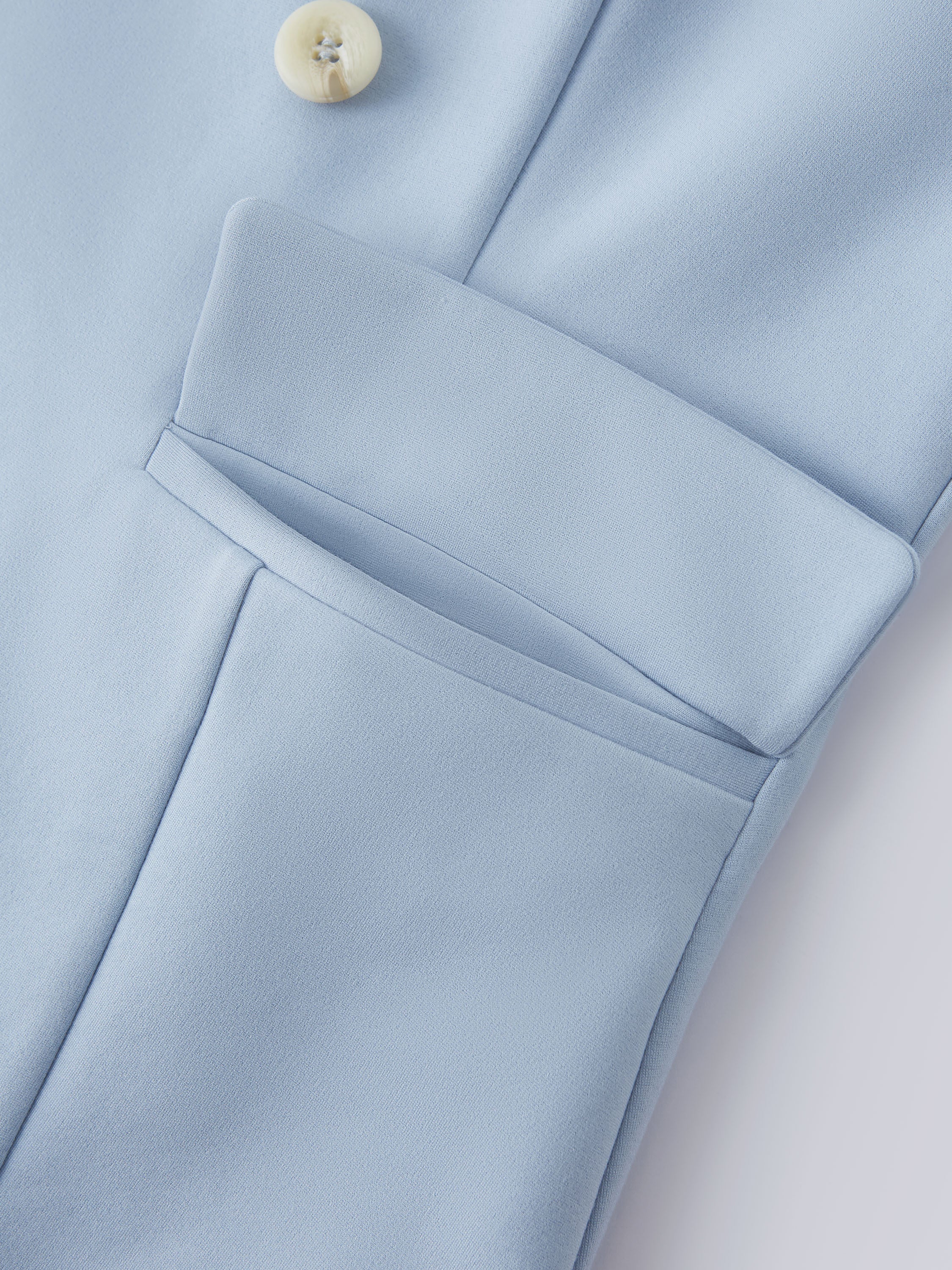 Summer V-Neck Office Staple Waistcoat with Pockets - Image 7