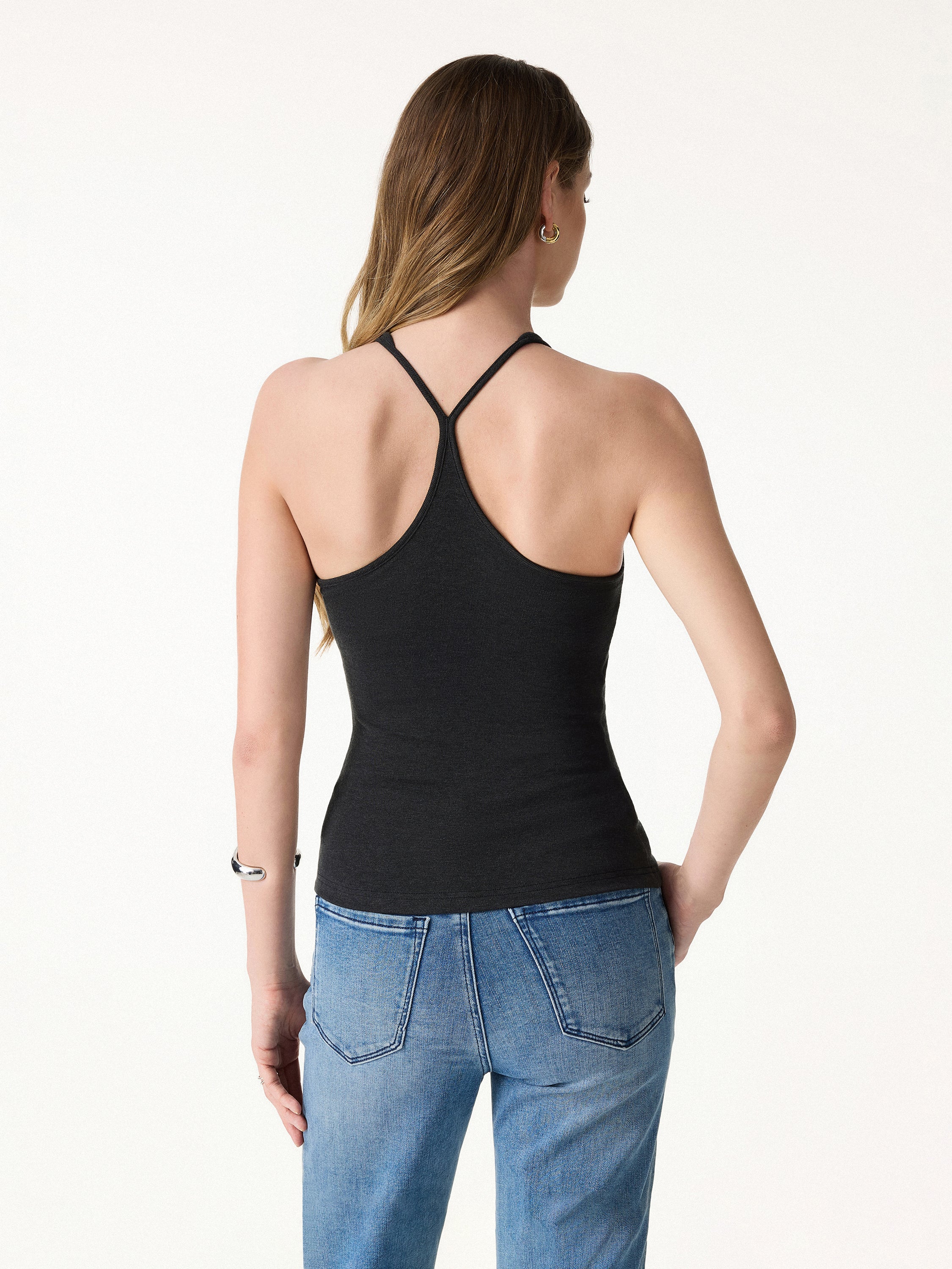 Sweat-Wicking Scoop Neck Bra Tank - Image 15