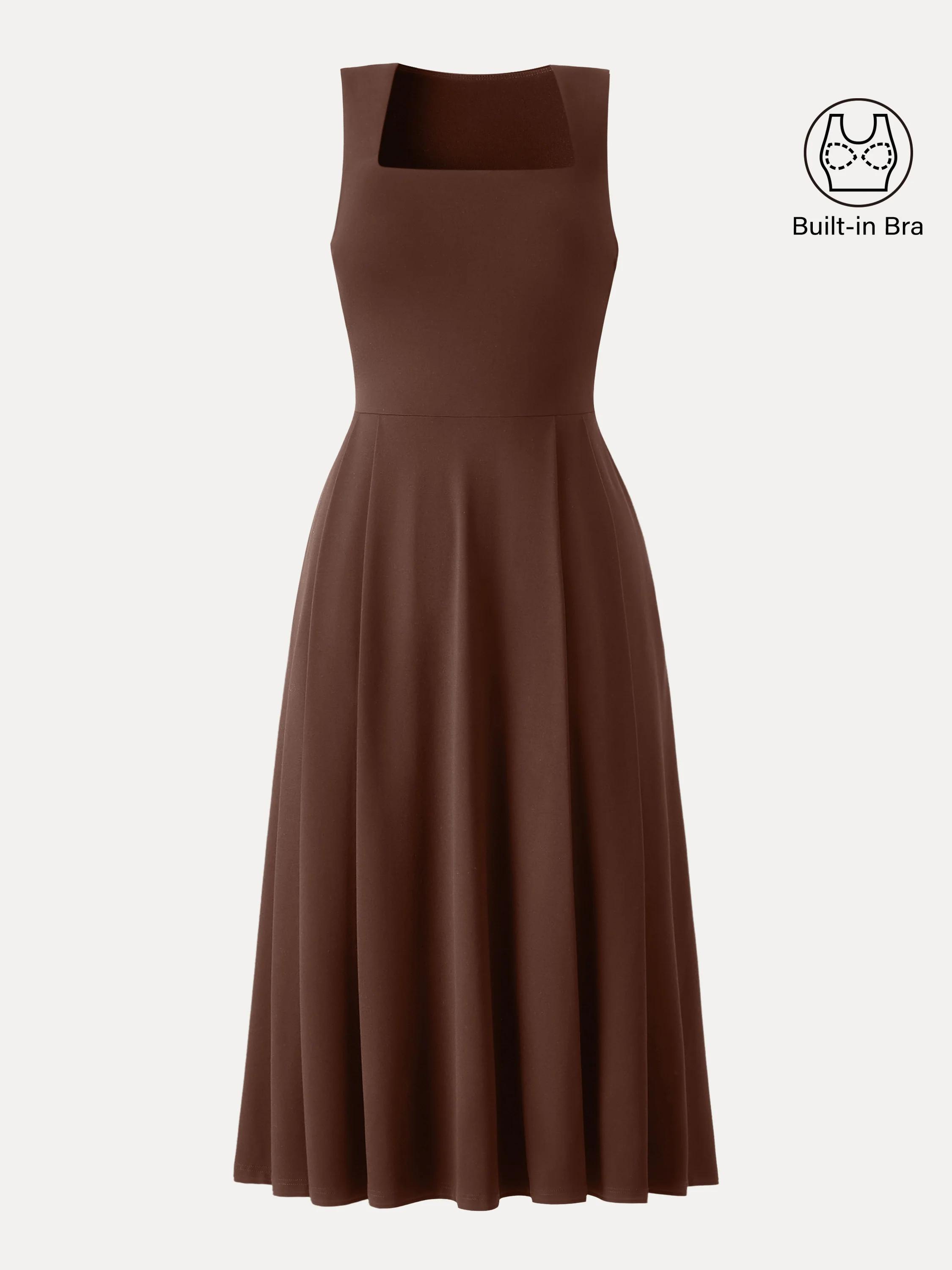 The Anytime Little Black Bra Dress with Pockets - Image 20