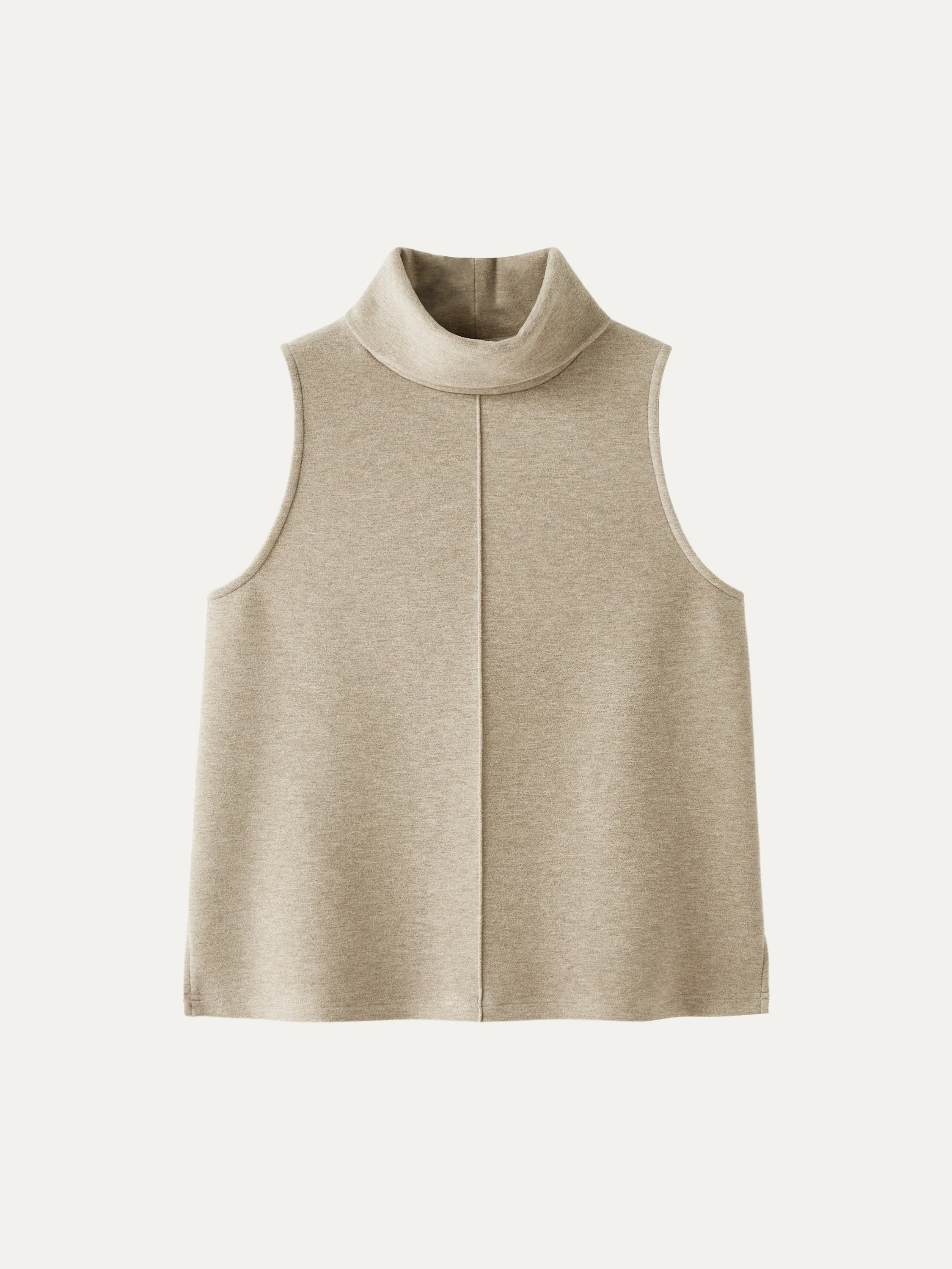 Turtle Neck Split Hem Top - Image 4