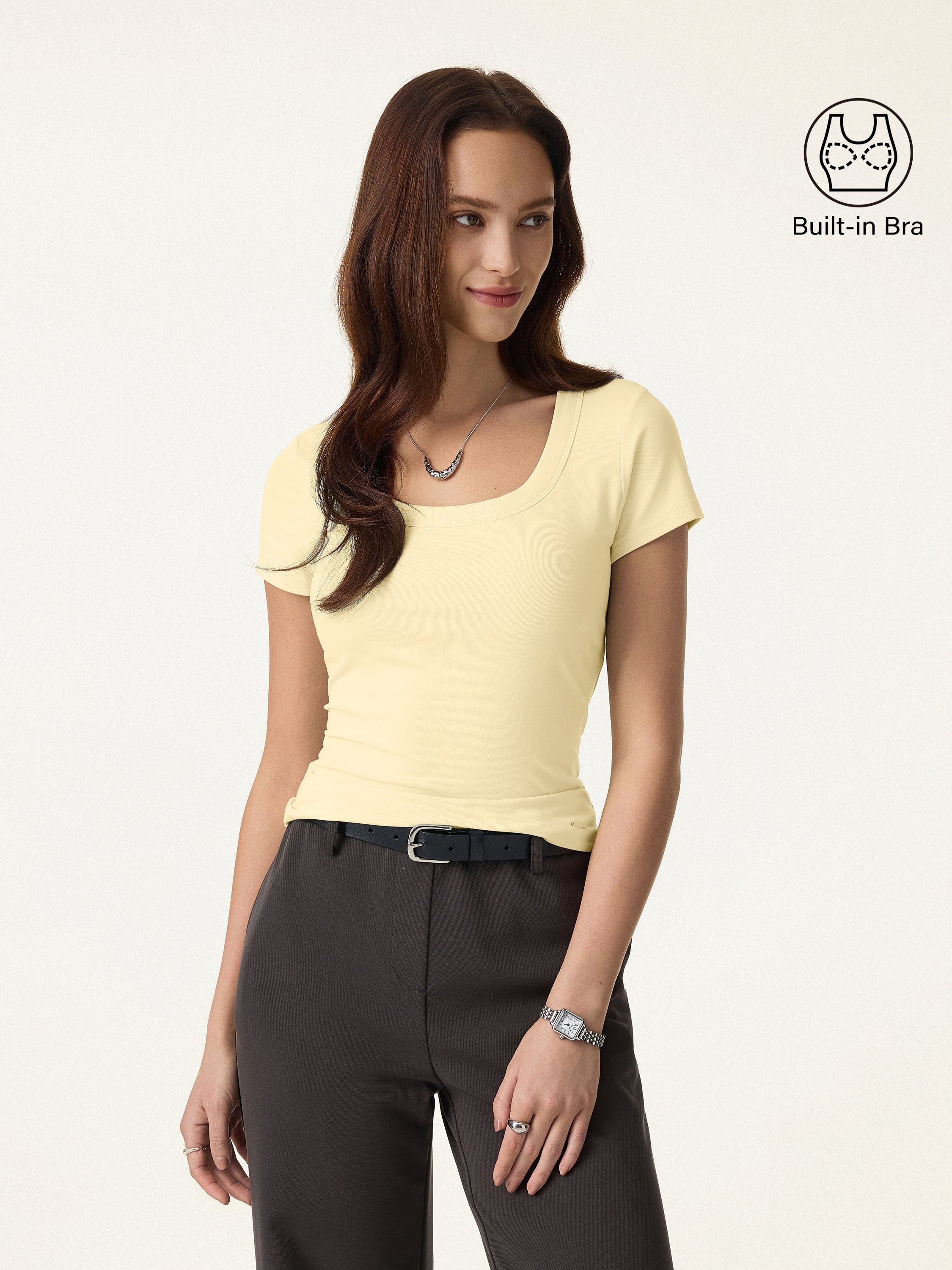 U-Neck Everyday Bra Top - Image 17