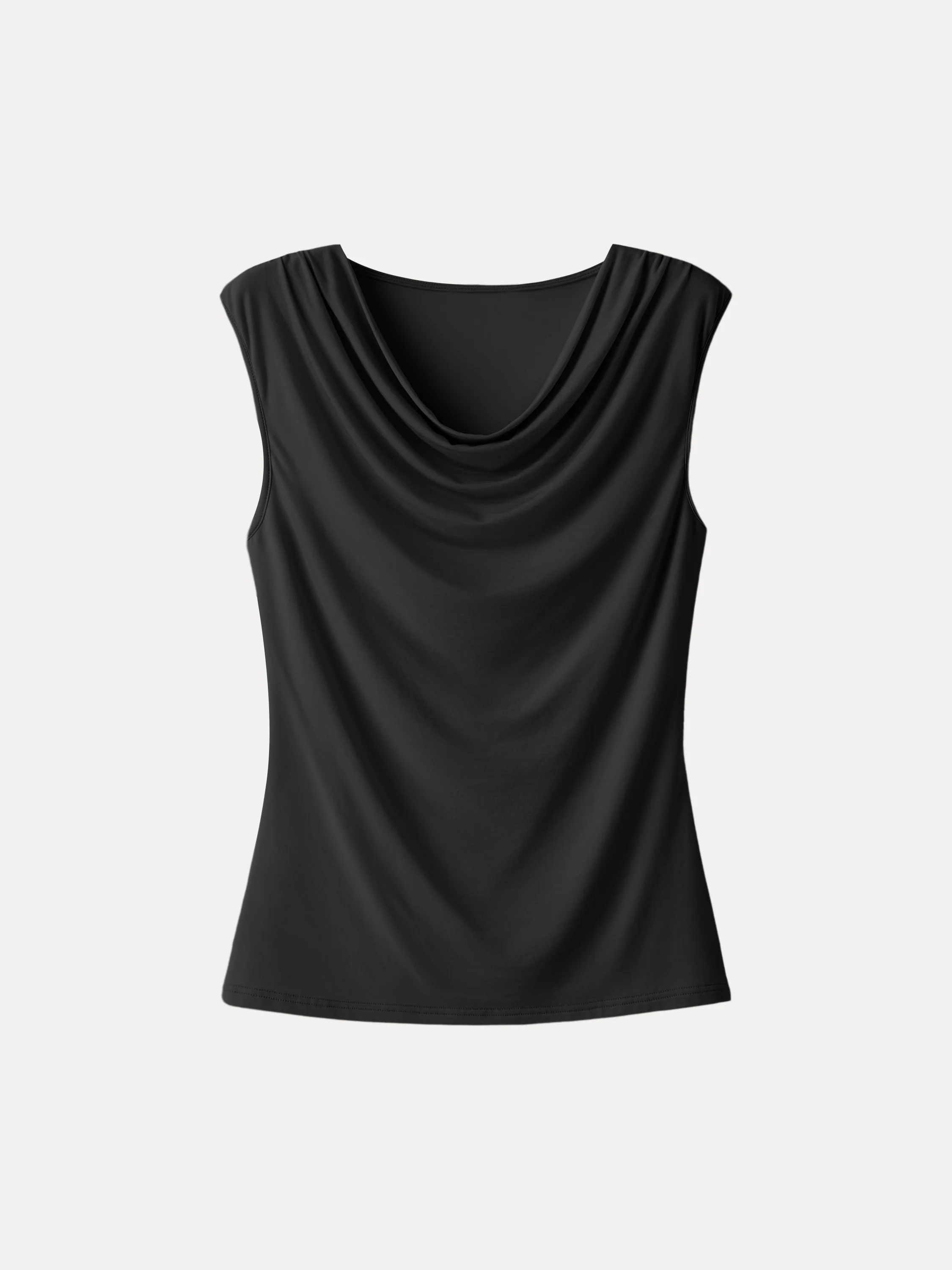 UltraSoft Matte Smooth Cowl Neck Long Tank - Image 14