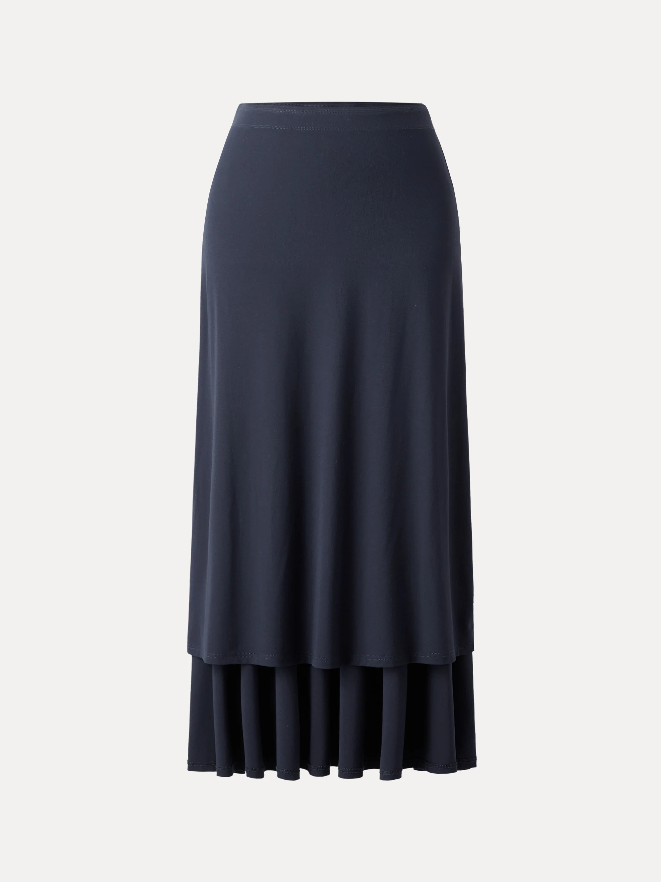 Ultrasoft Mid Rise A-line Ruched Maxi Skirt - Image 9
