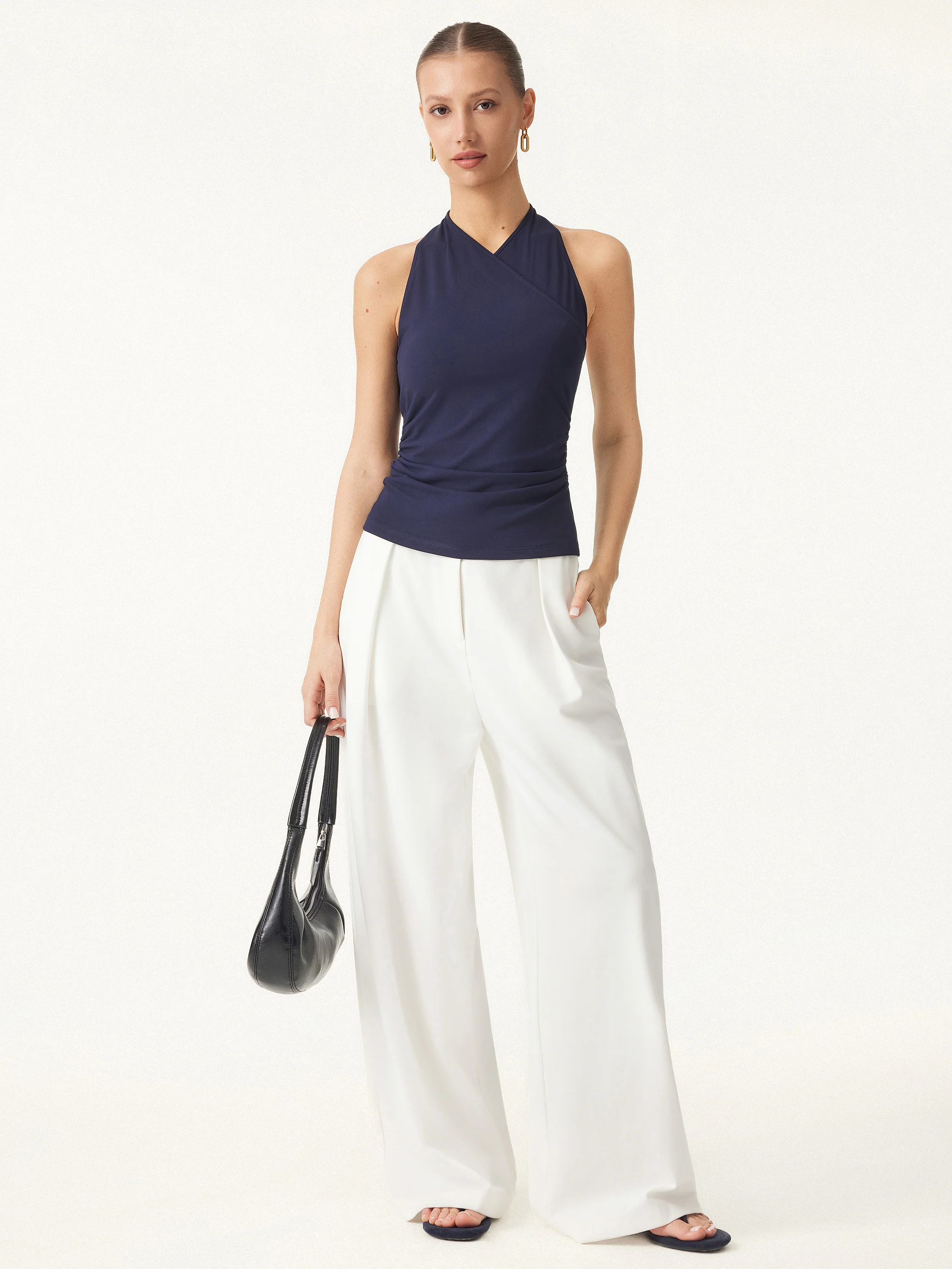 Ultrasoft Surplice Sleeveless Top - Image 2