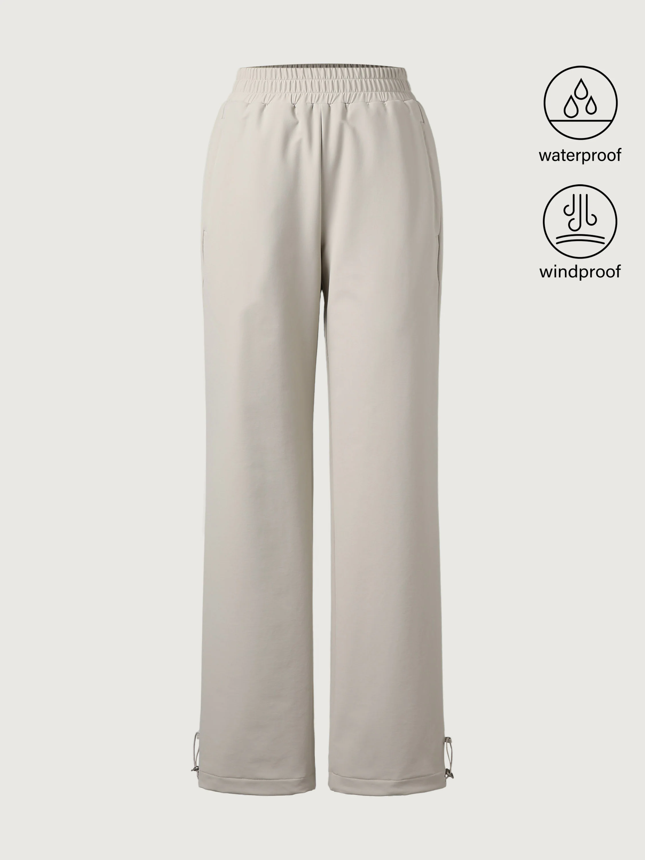 Water-Proof Fleece-Lined Elastic Waist Pant - Image 4