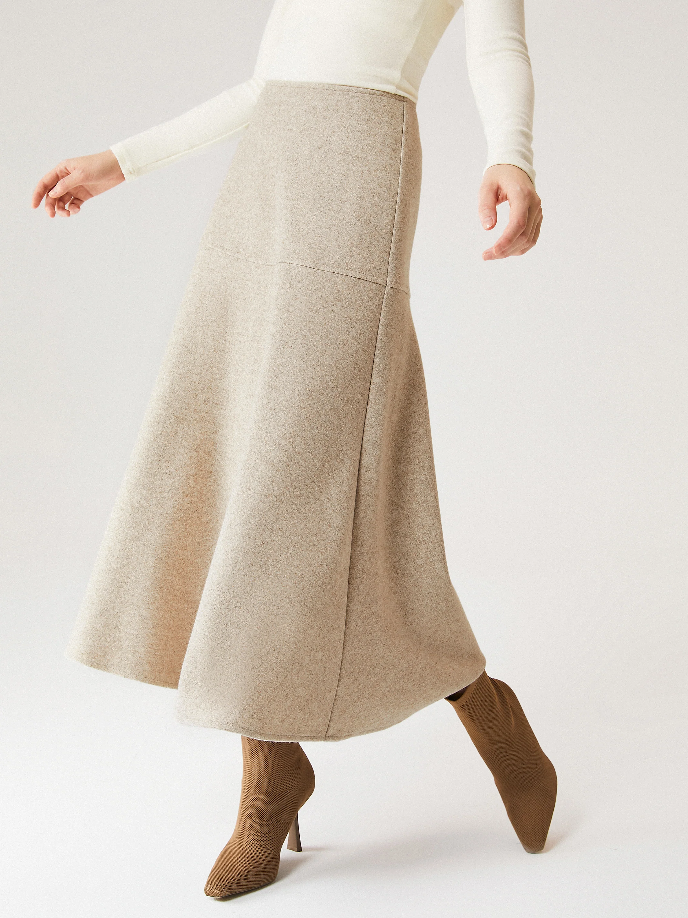 FuzzLuxe Flared Maxi Skirt - Image 5
