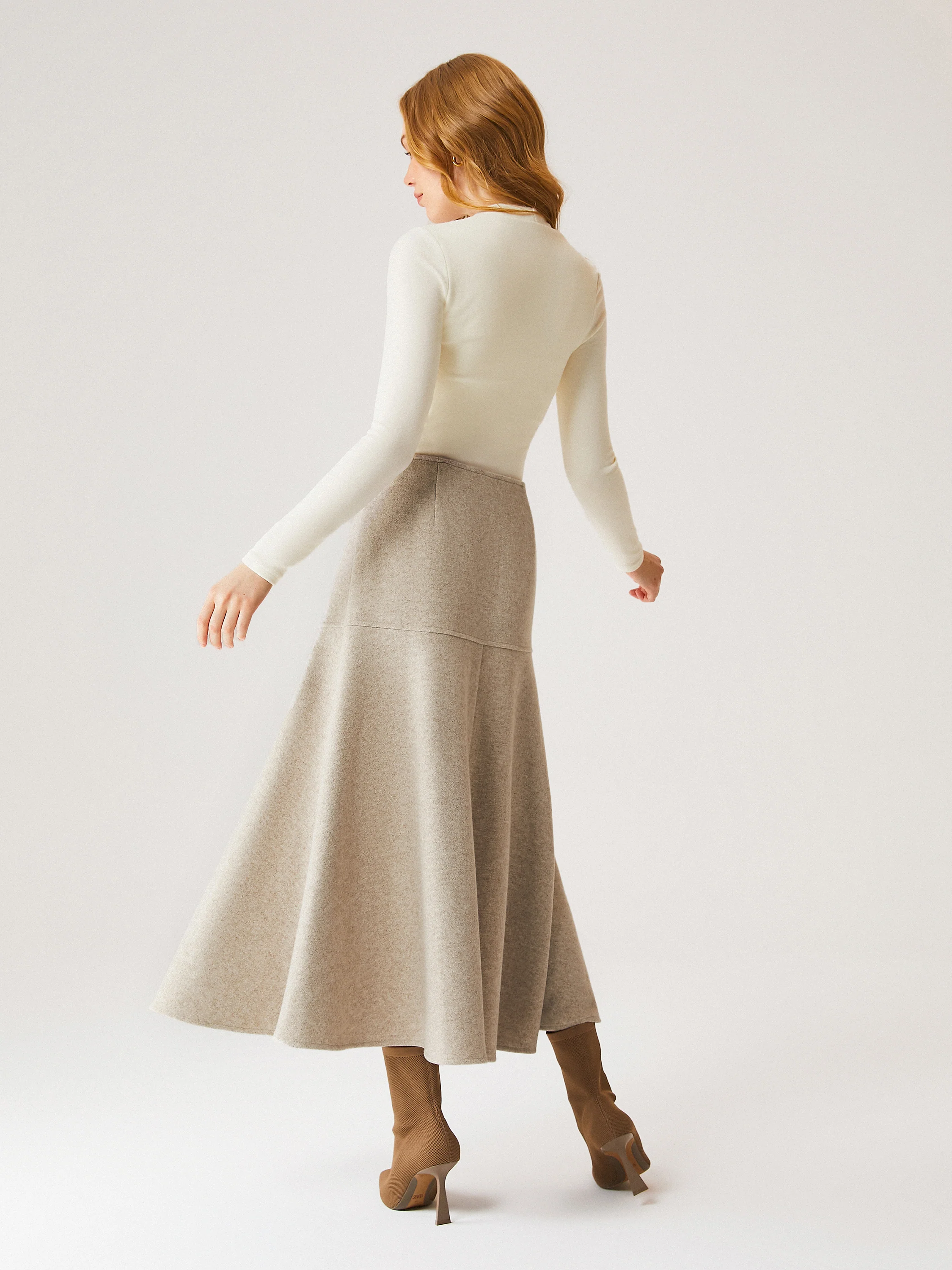 FuzzLuxe Flared Maxi Skirt - Image 7
