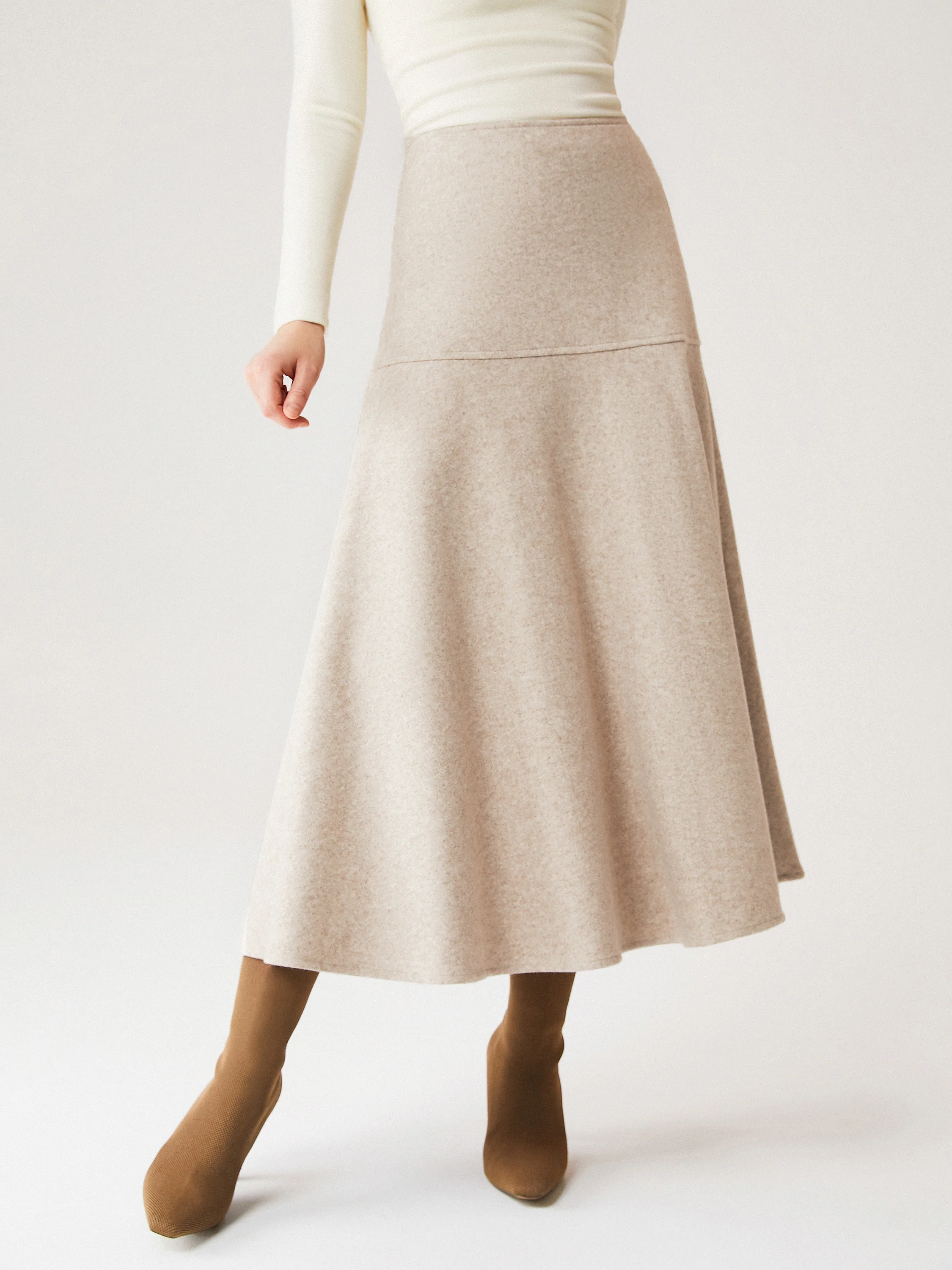 FuzzLuxe Flared Maxi Skirt - Image 9