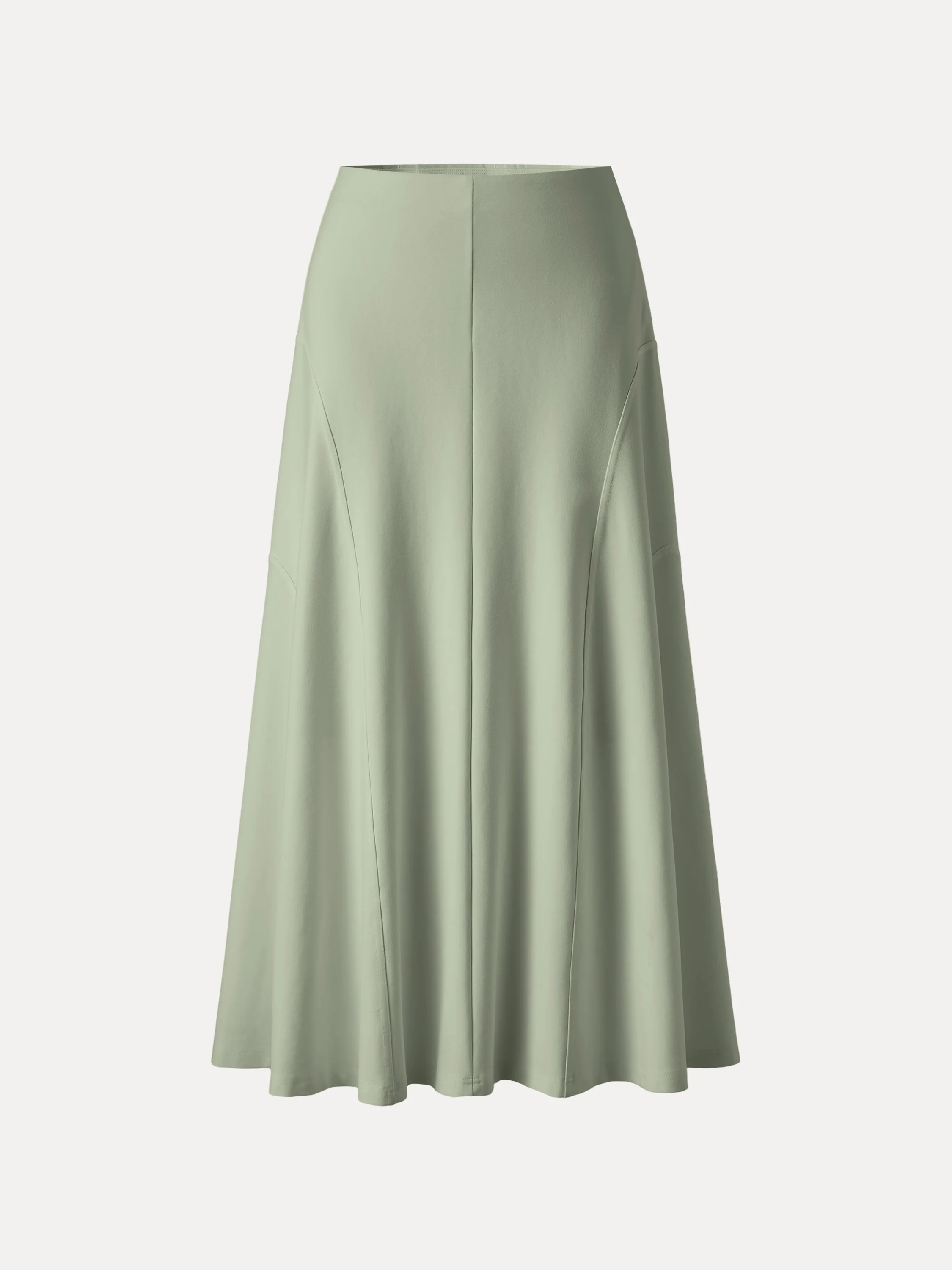 Wrinkle-Resistant A-Line Flared Maxi Skirt - Image 11