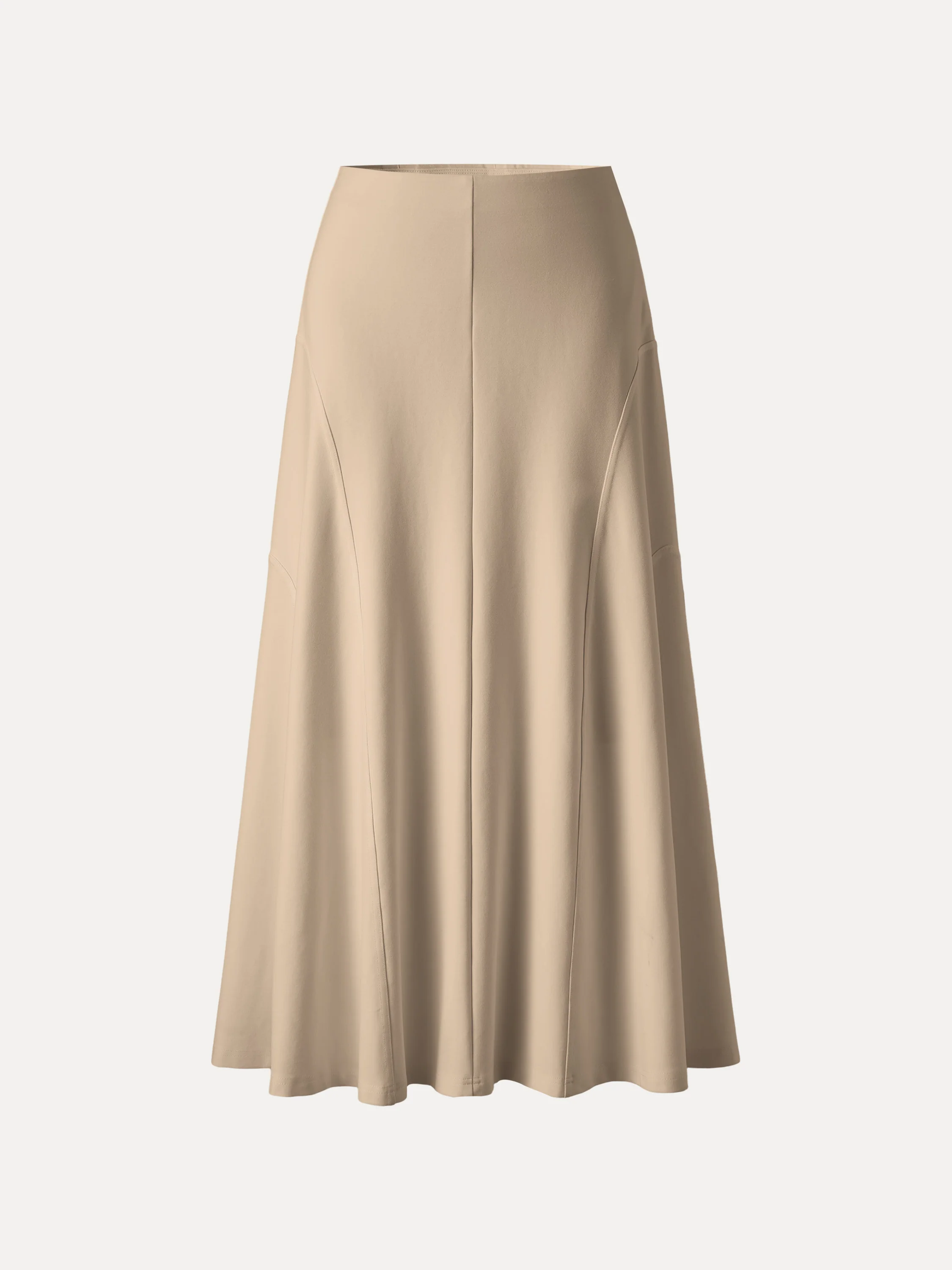 Wrinkle-Resistant A-Line Flared Maxi Skirt - Image 12