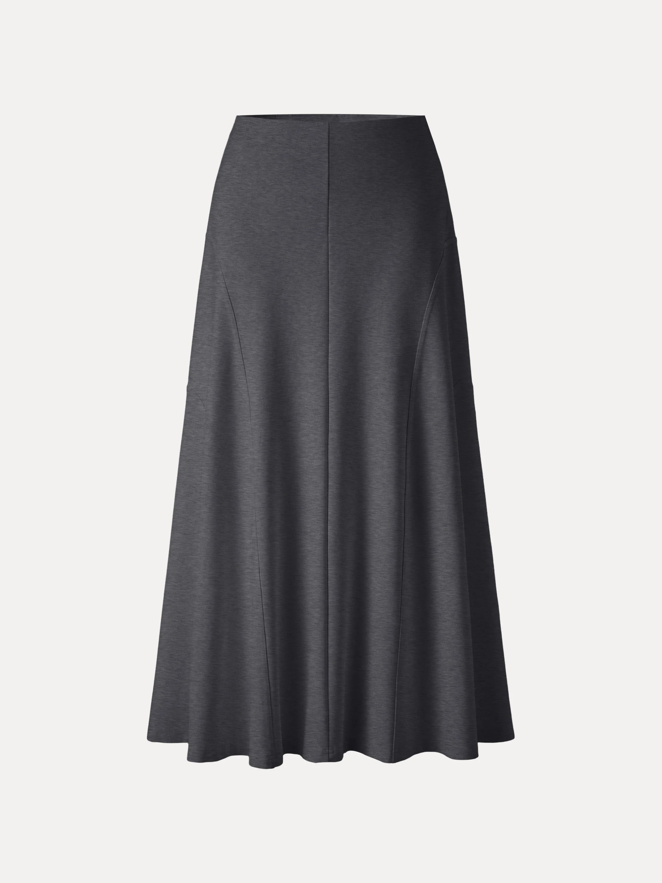 Wrinkle-Resistant A-Line Flared Maxi Skirt - Image 13