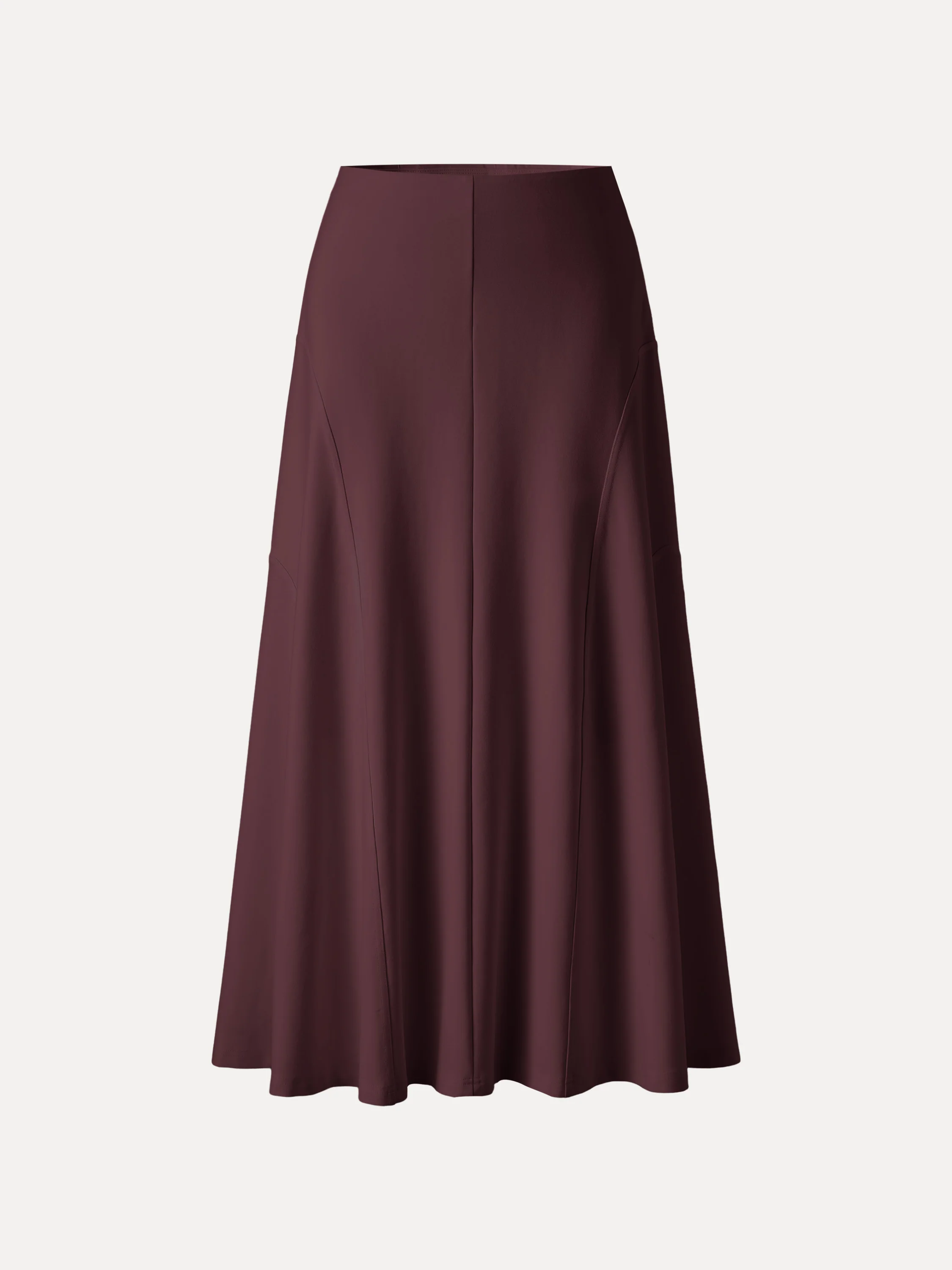 Wrinkle-Resistant A-Line Flared Maxi Skirt - Image 15