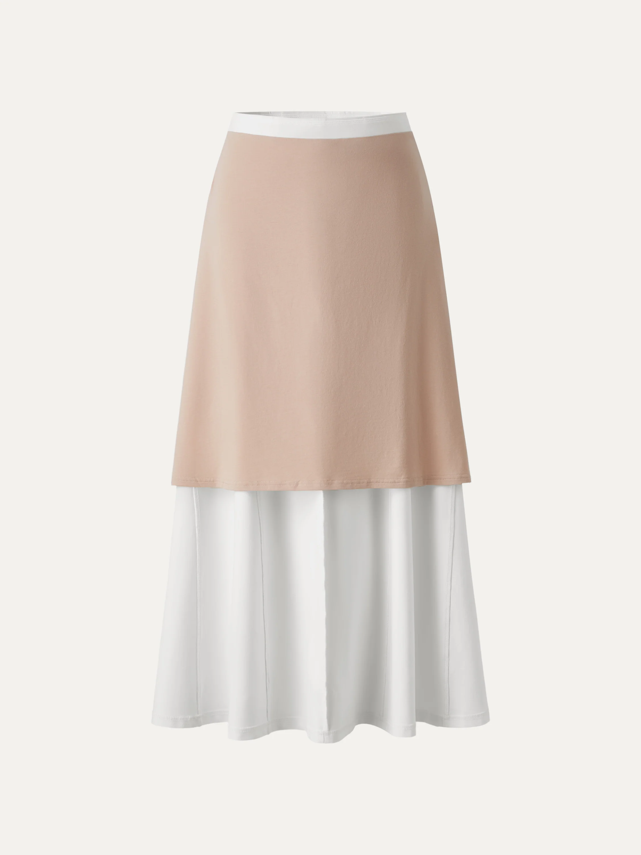 Wrinkle-Resistant A-Line Flared Maxi Skirt - Image 8