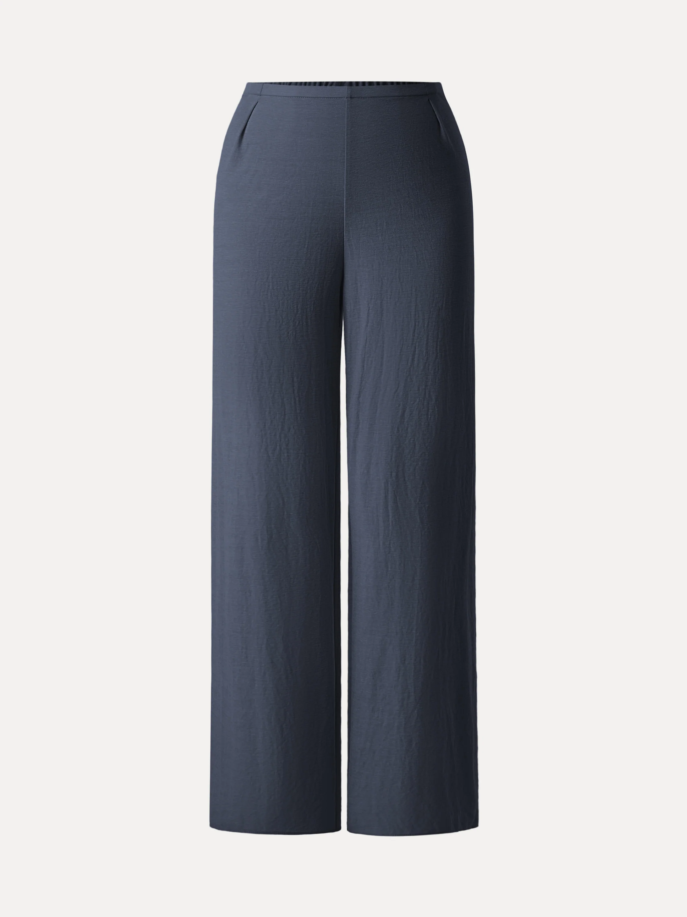 Wrinkle-resistant Cotton-linen Straight Leg Pant - Image 2