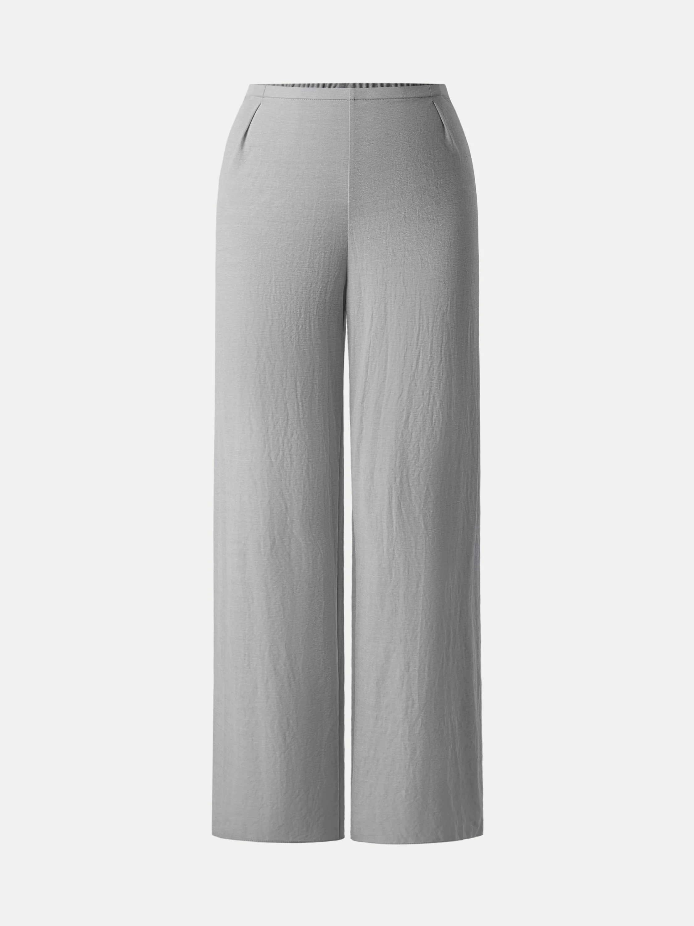 Wrinkle-resistant Cotton-linen Straight Leg Pant - Image 5