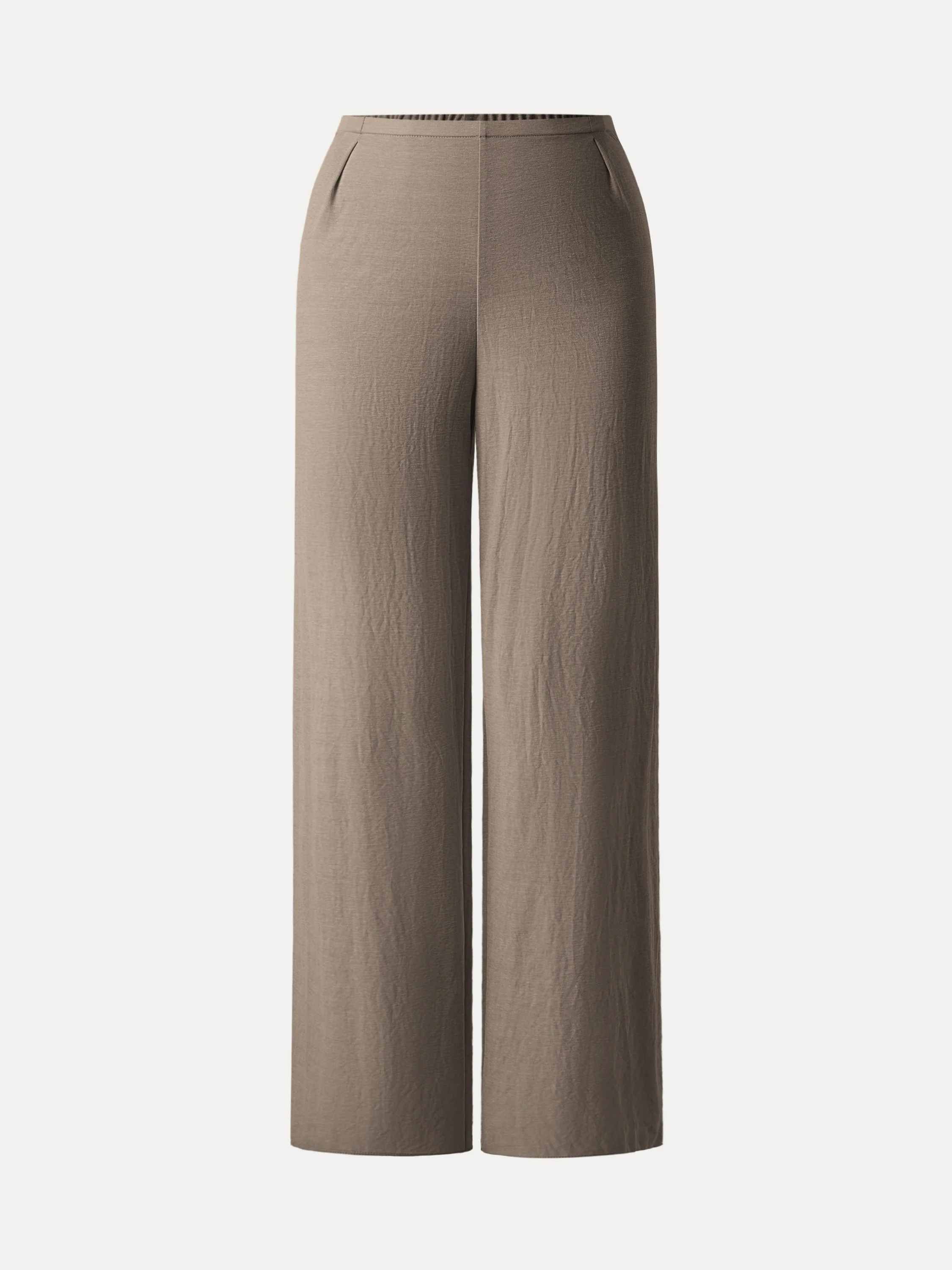 Wrinkle-resistant Cotton-linen Straight Leg Pant - Image 6