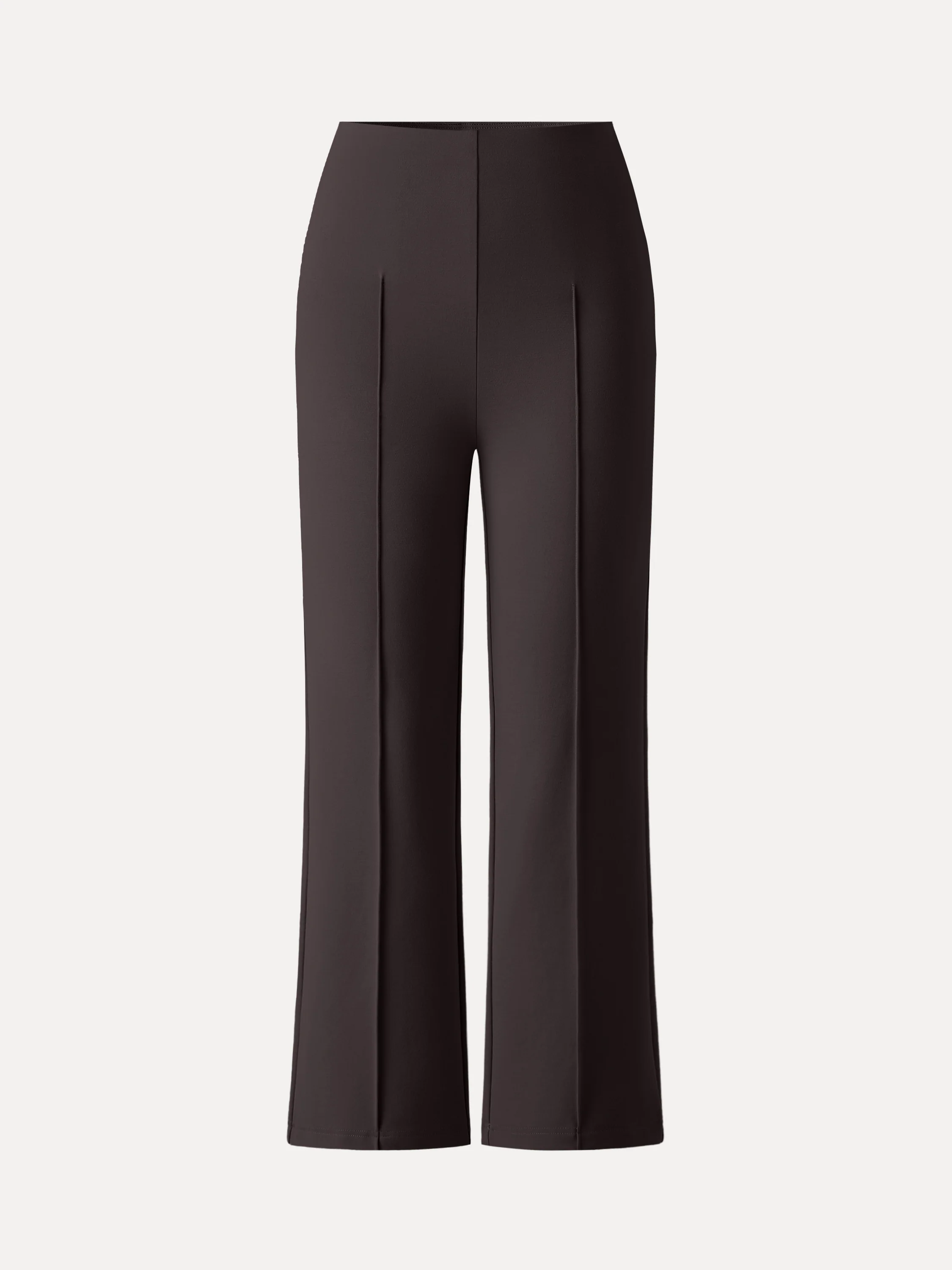 Wrinkle-Resistant High Rise Cropped Flare Leg Travel Pants - Image 11