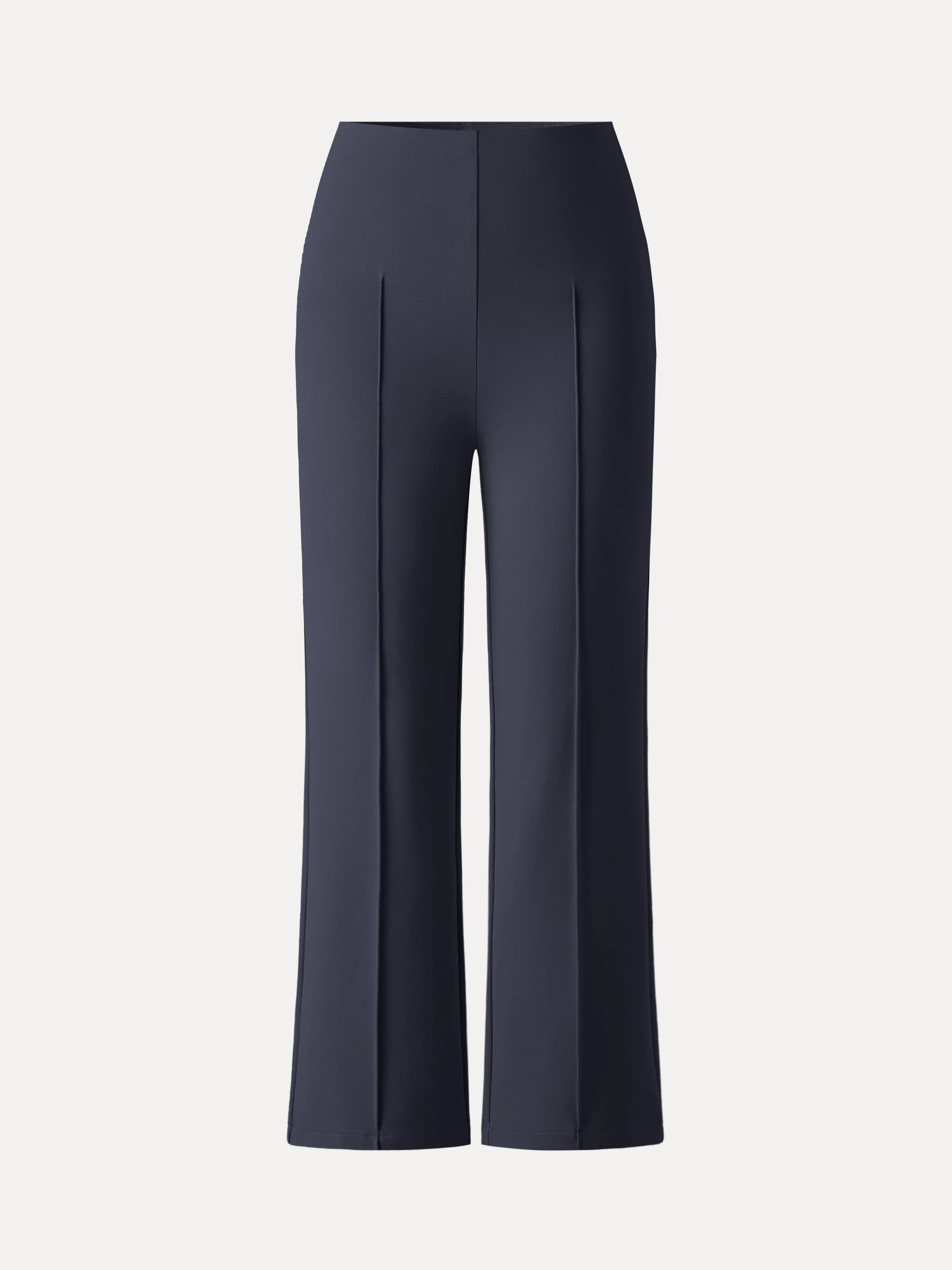 Wrinkle-Resistant High Rise Cropped Flare Leg Travel Pants - Image 12
